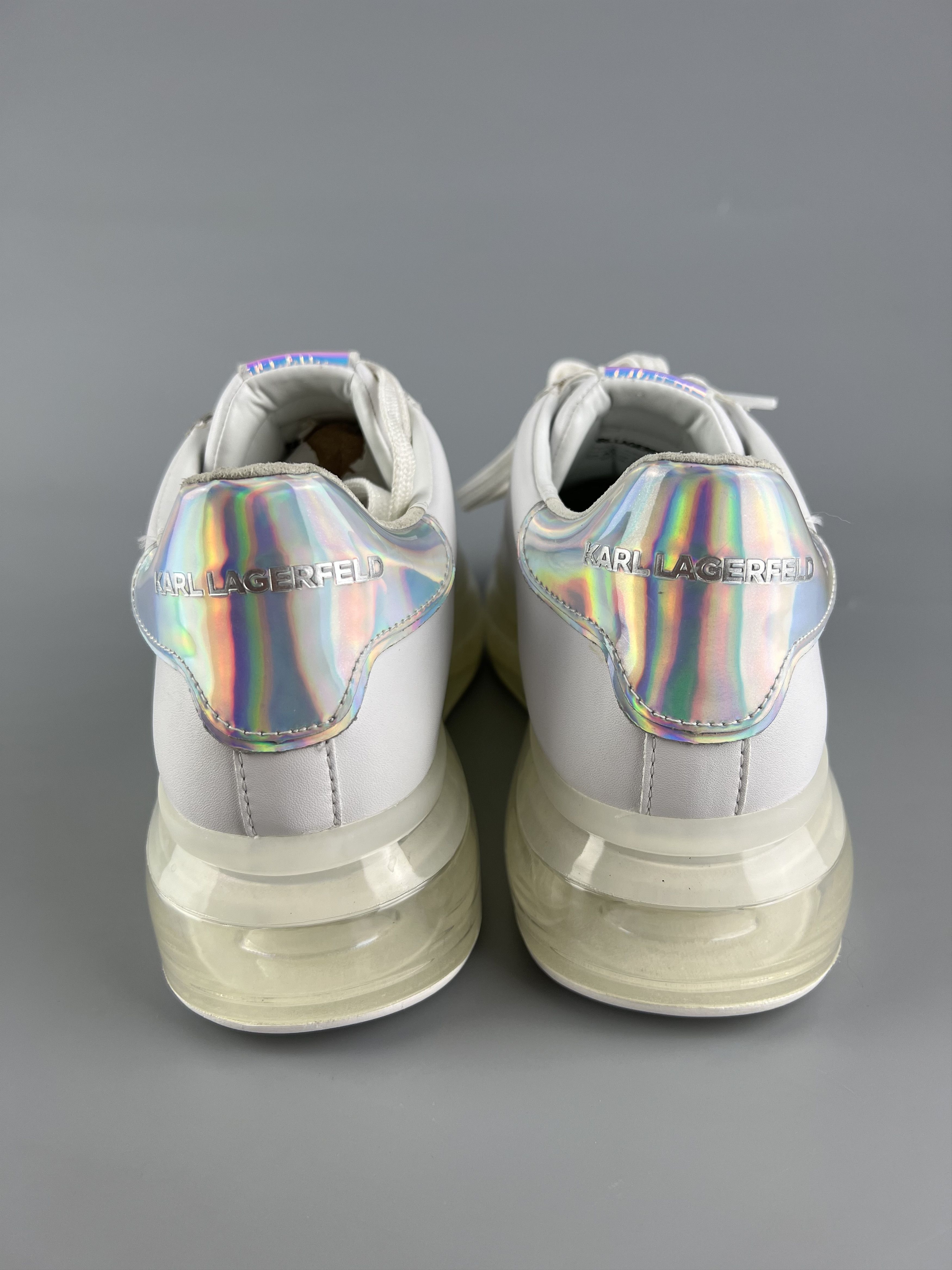 Karl Lagerfeld Karl Lagerfeld Karl Women's Leather Sneakers Size US 9 / IT 39 - 3 Thumbnail