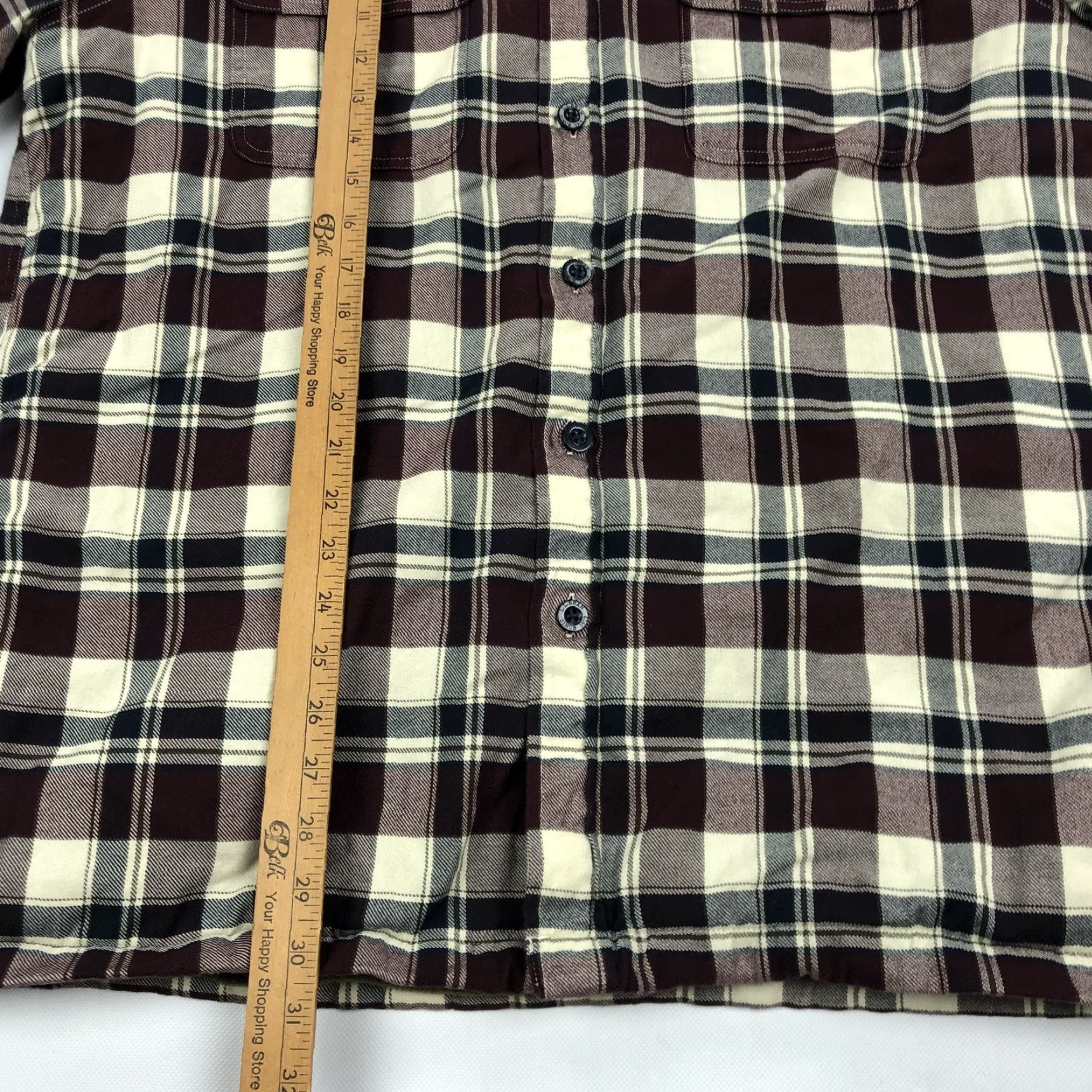 Vintage L.L.Bean Men's L Traditional Fit Flannel Shirt Jacket Fleece Lined Plaid Button Jacket Size US L / EU 52-54 / 3 - 4 Thumbnail