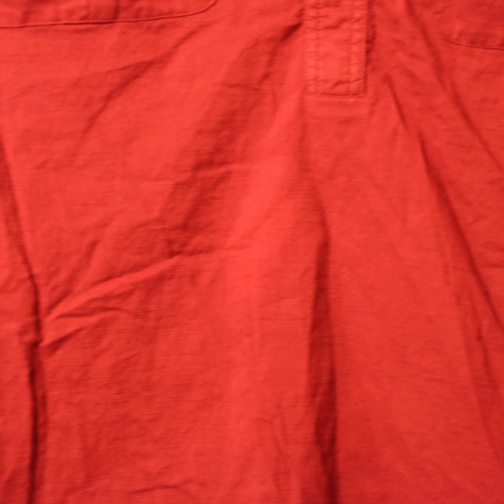 J. Jill J Jill Blouse Shirt Dark Red 2X Women's 100% Cotton Lightweight Dolman Sleeve Pullover Short Sleeve Pockets Size XXL / US 16-18 / IT 52-54 - 4 Thumbnail