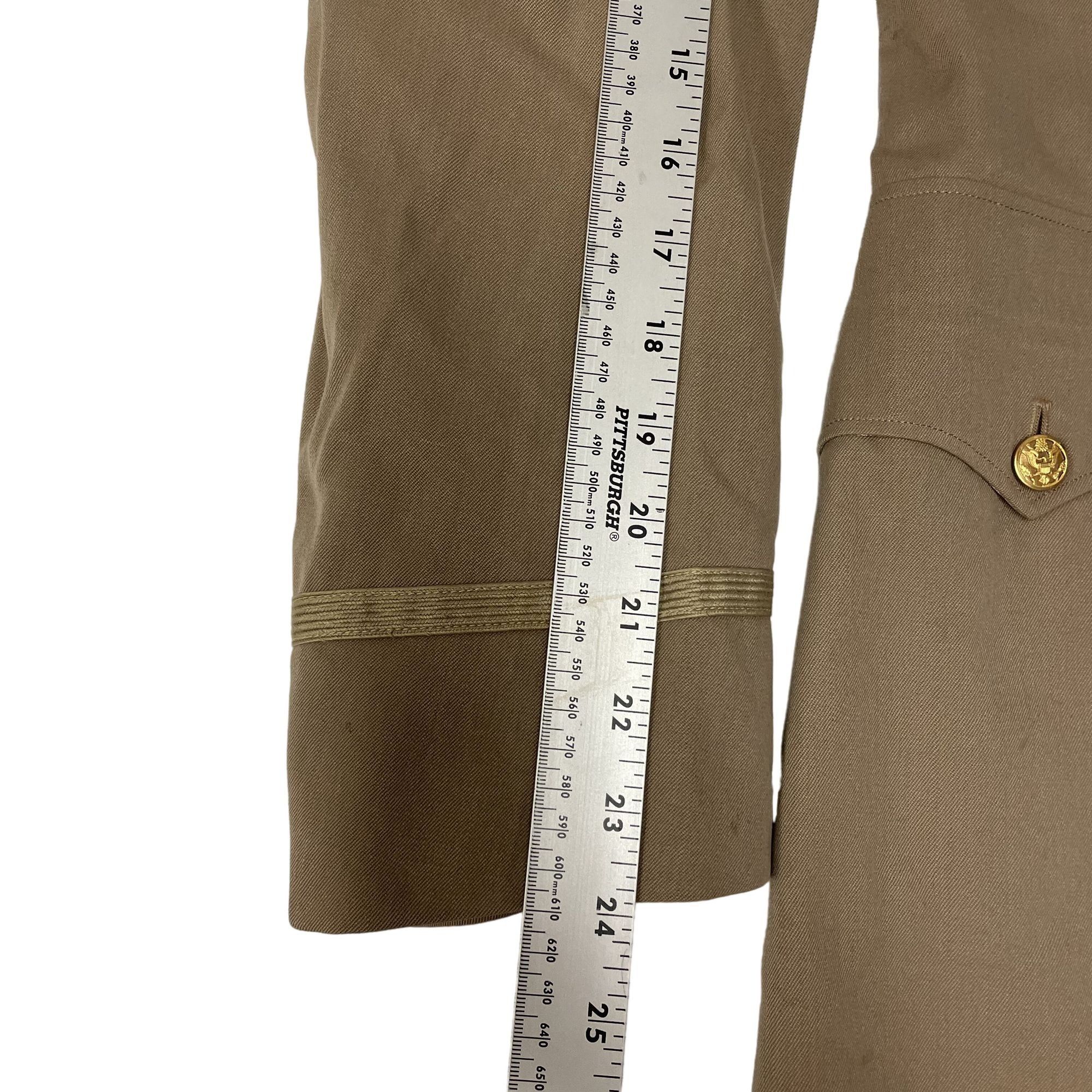 Other Vtg BESPOKE US Army Officers Uniform Military Jacket Size 36R - 9 Thumbnail