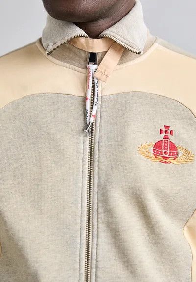 Vivienne Westwood o1f1d3z0426 Alien Track Jacket in Grey/Beige Size US S / EU 44-46 / 1 - 6 Thumbnail