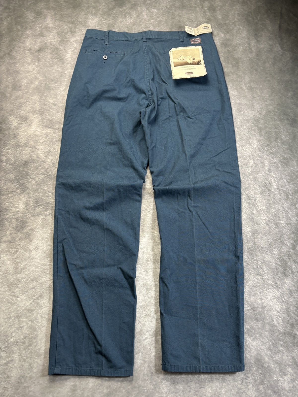 Briggs & Riley × Dickies × Vintage NOS 1990s Vintage Work Pants Pleated Trousers Deadstock 90s Size US 34 / EU 50 - 2 Thumbnail