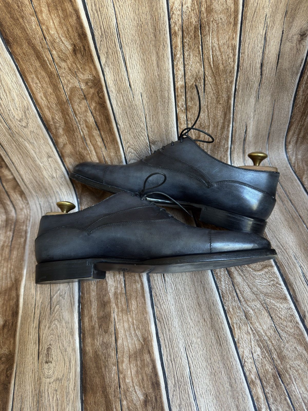 Berluti Richelieu patina leather oxford Size US 8.5 / EU 41-42 - 12 Thumbnail