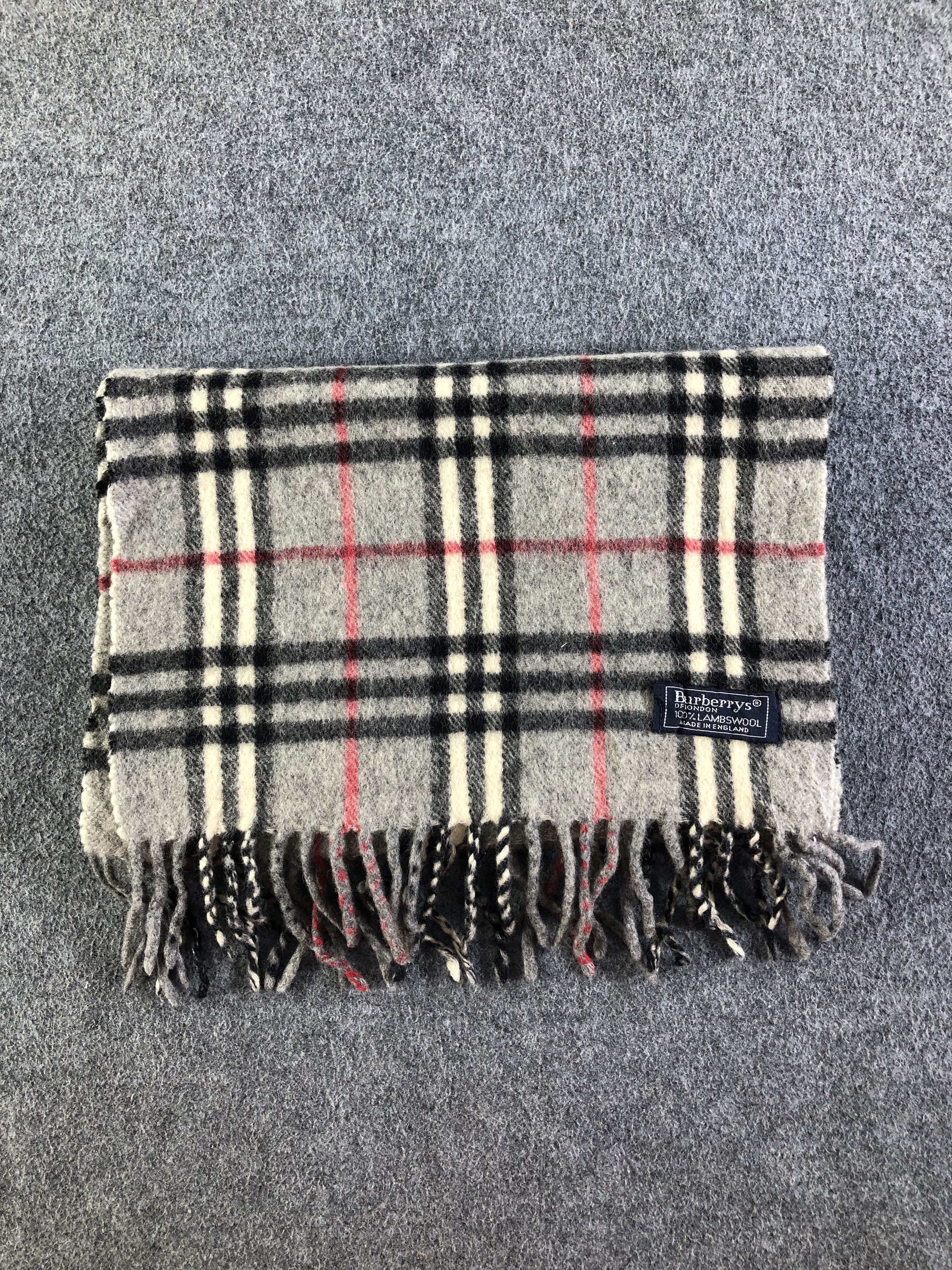 Burberry Burberry Lambswool Scarf / Muffler / Neckwear SS1425 Size ONE SIZE - 10 Thumbnail