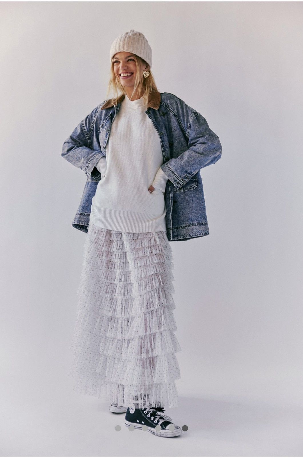 Free People Free People Ruffle Skirt Size 26" / US 2 / IT 38 - 2 Thumbnail
