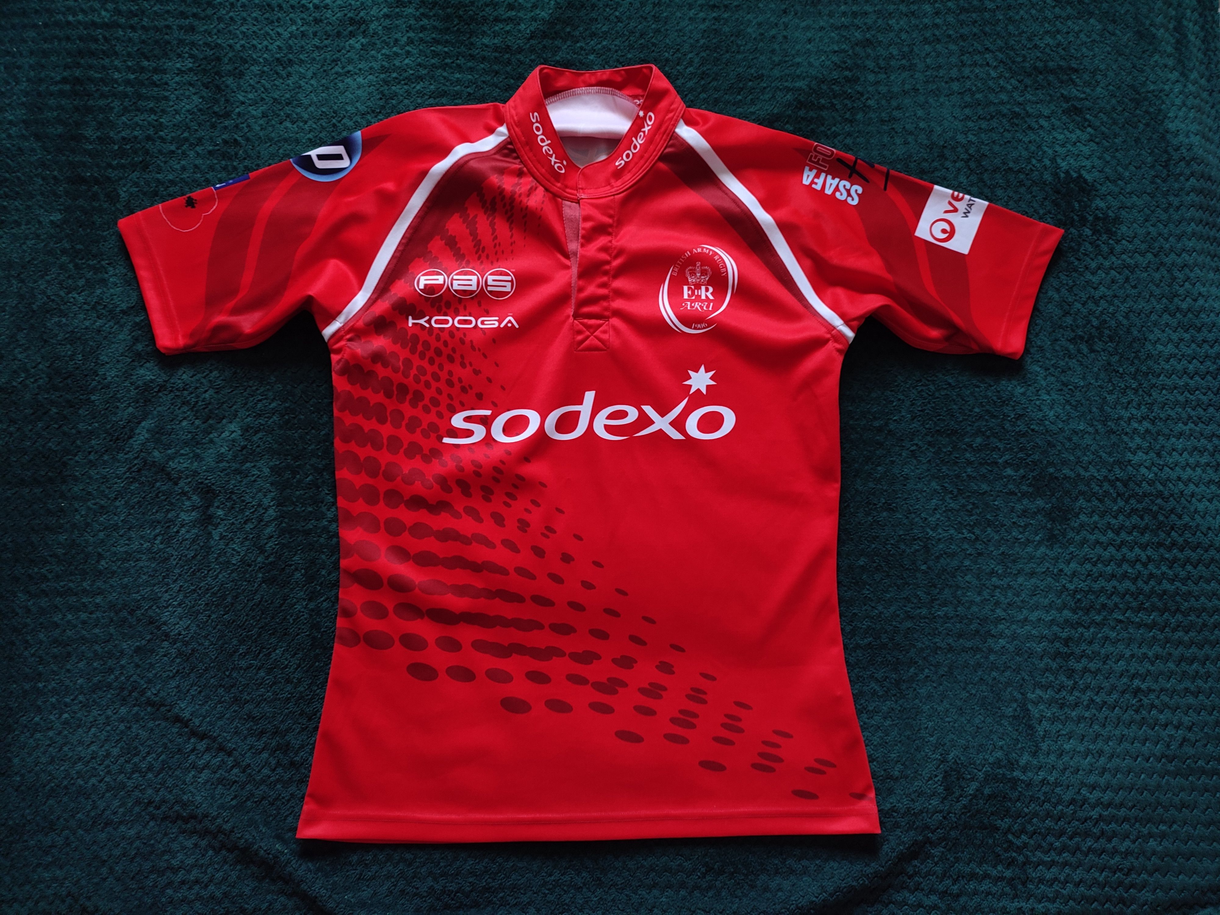 Other British Army Kooga Sodexo Rugby Jersey Shirt Size US M / EU 48-50 / 2 - 4 Thumbnail