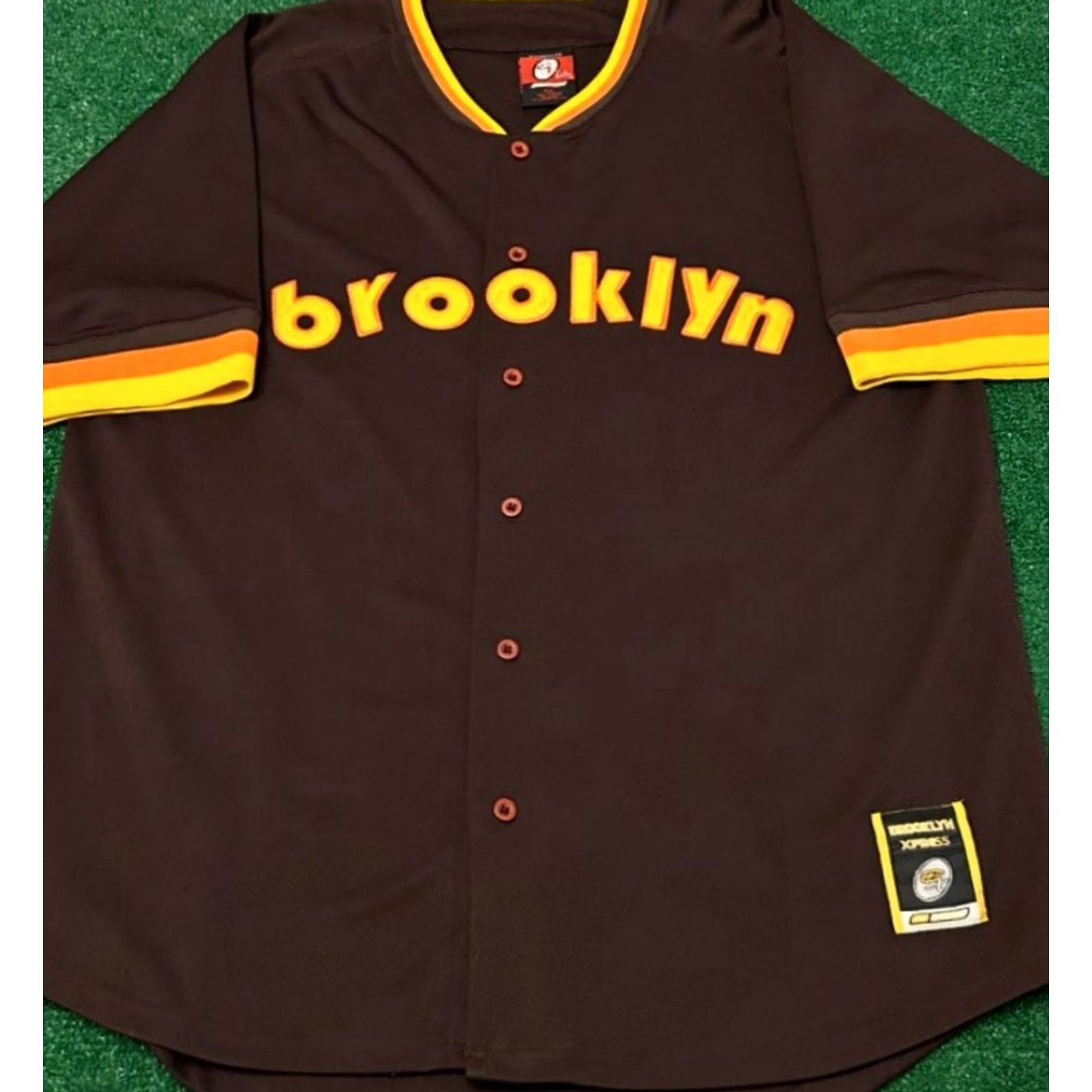 Express VINTAGE Brooklyn Xpress Baseball Jersey Padres Mens XXL Hip Hop 90s Y2K Vintage Sports Shirt Size US XXL / EU 58 / 5 - 4 Thumbnail
