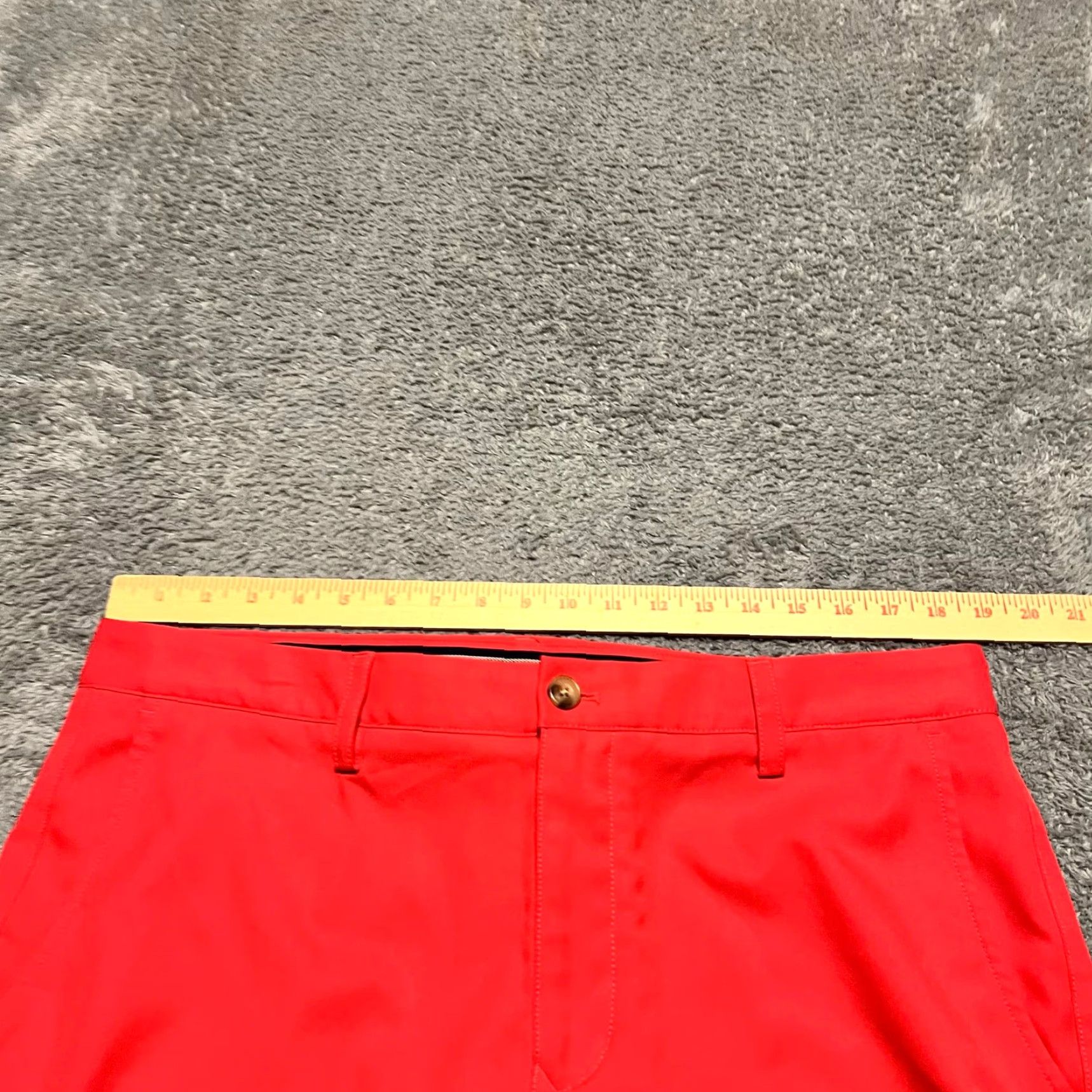 Vineyard Vines Vineyard Vines Links Shorts Mens 36 Red Pink Flat Front Golf 9" Chino Size US 36 / EU 52 - 5 Thumbnail