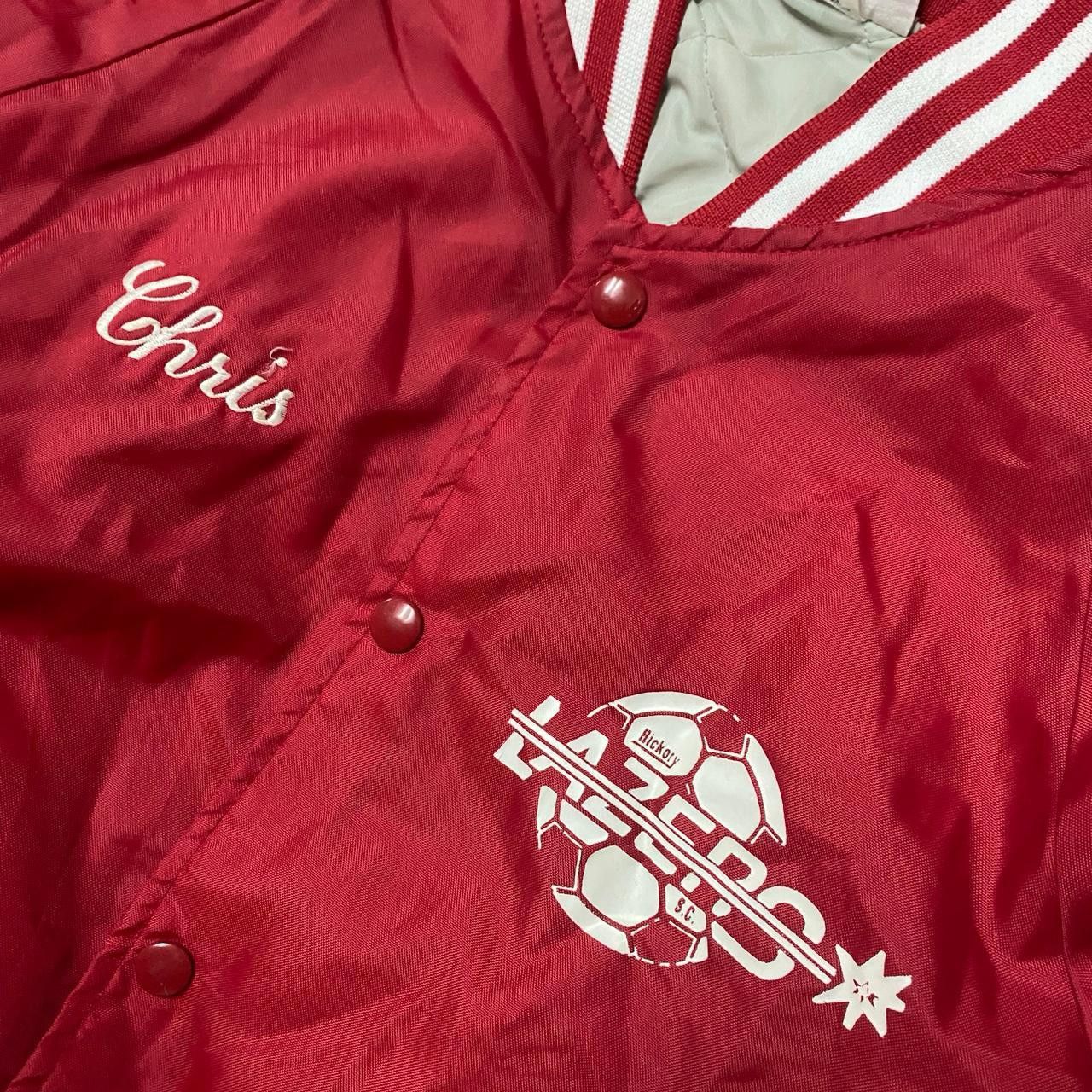Other Hartwell varsity jacket in red and white, featuring Size US S / EU 44-46 / 1 - 4 Thumbnail