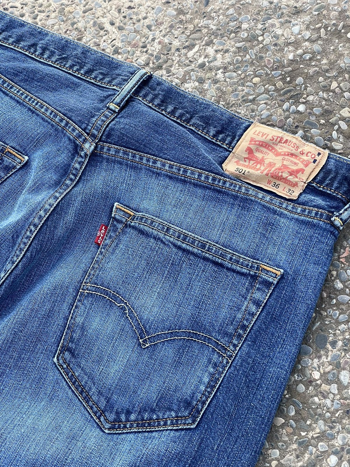 Levi's × Levi's Vintage Clothing × Vintage Vintage Levi’s 501 Red Line Denim Size US 36 / EU 52 - 7 Thumbnail