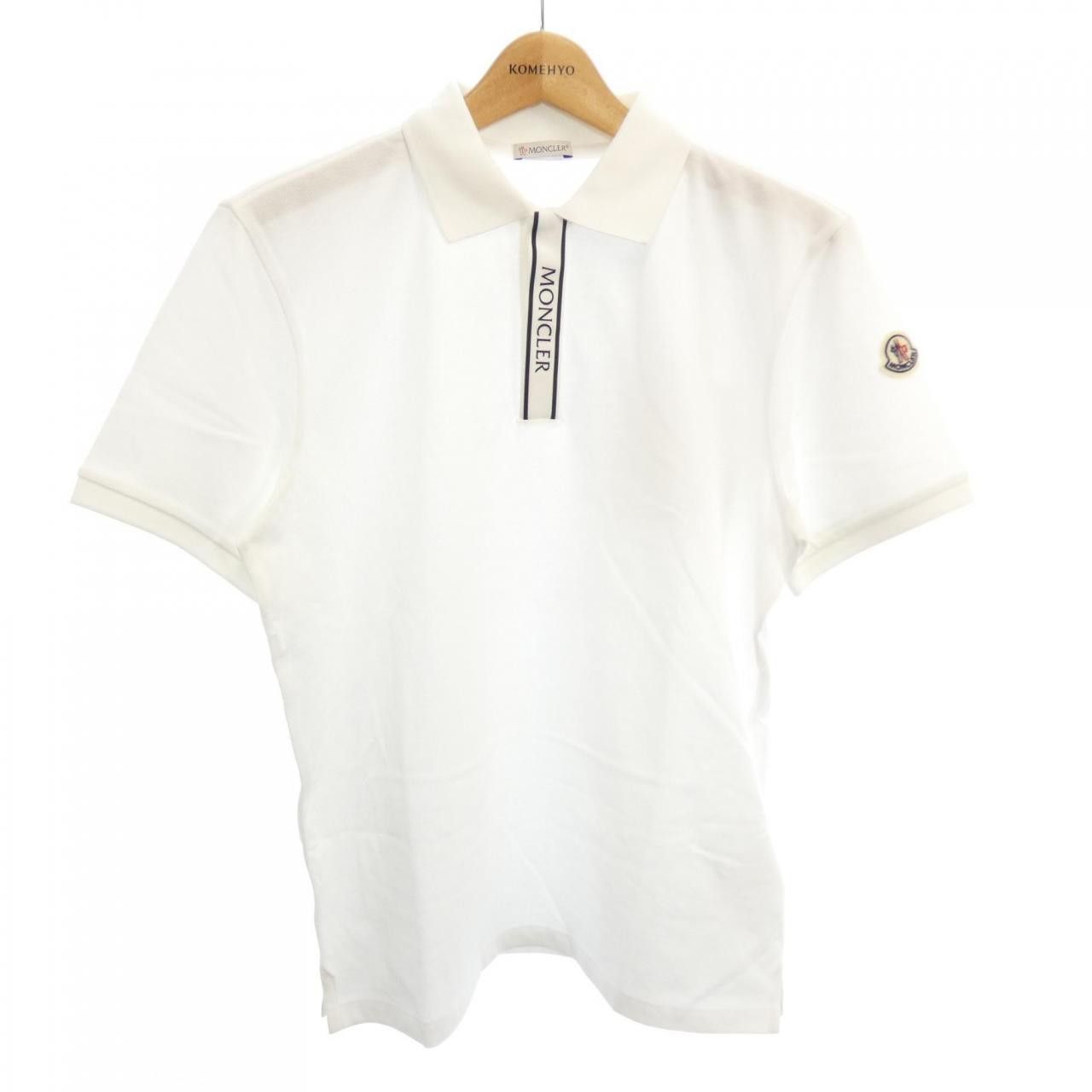 Moncler Moncler Moncler Cotton Polo Shirt Textile Tops 8A00002 89A16 DUTY FREE for USA Size ONE SIZE - 1 Thumbnail
