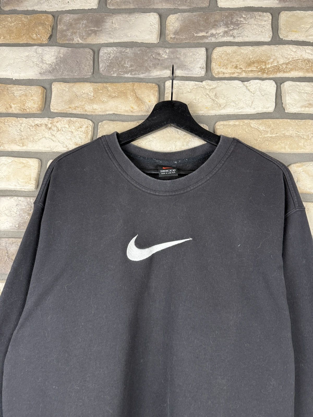Nike × Vintage Very rare oversize sweatshirt sweater Nike Size US L / EU 52-54 / 3 - 4 Thumbnail