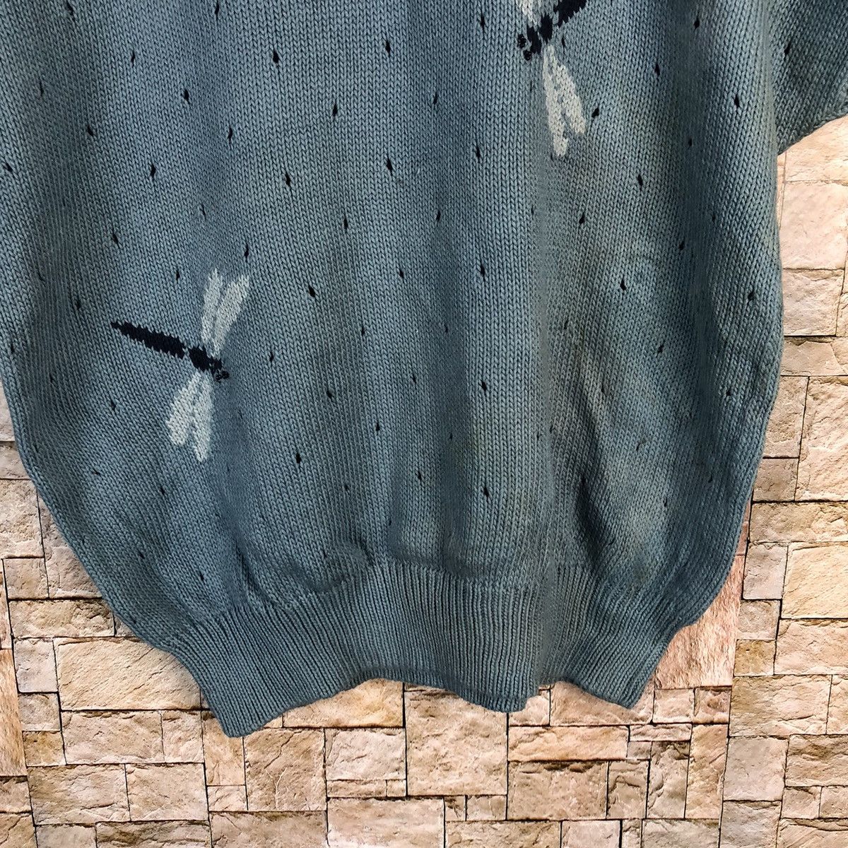 Homespun Knitwear La Varaie Place Blue Knitwear crochet #A414 Size M / US 6-8 / IT 42-44 - 6 Thumbnail