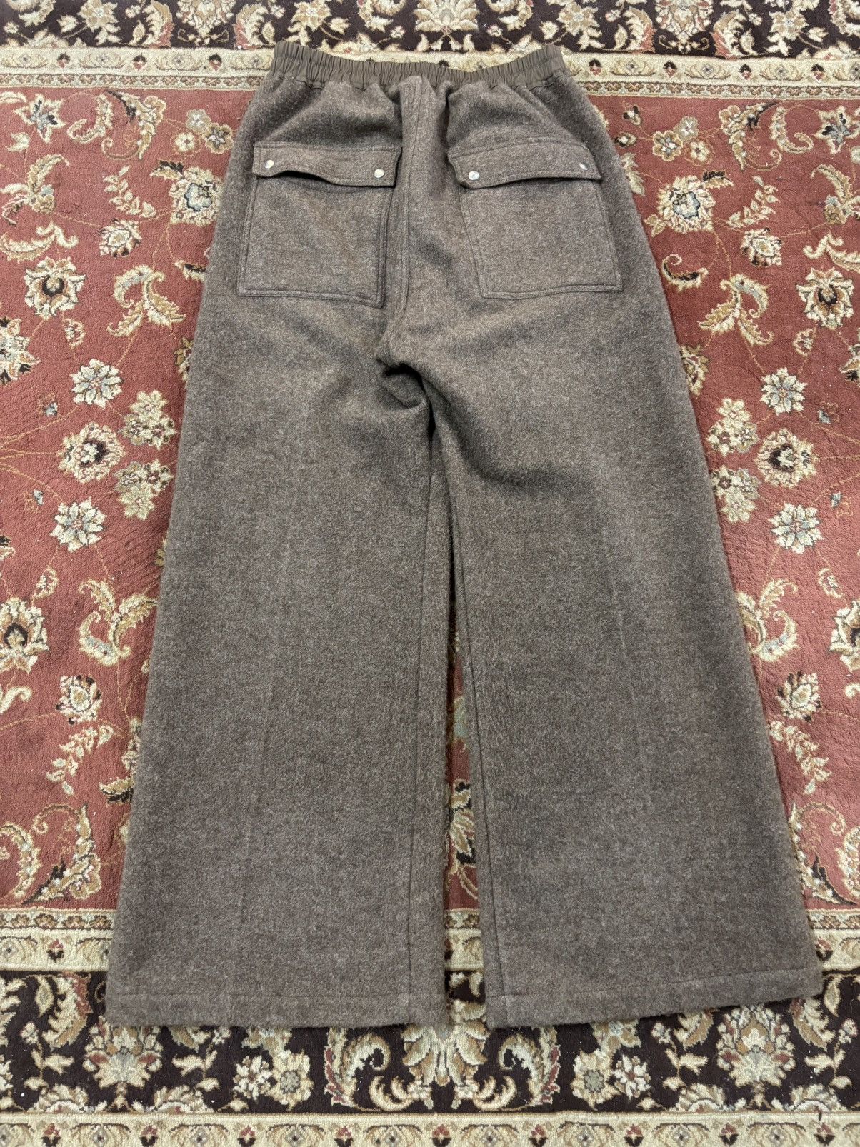 Rick Owens FW24 Rick Owens Porterville Bela Wool Fawn Pants Size US 36 / EU 52 - 2 Thumbnail