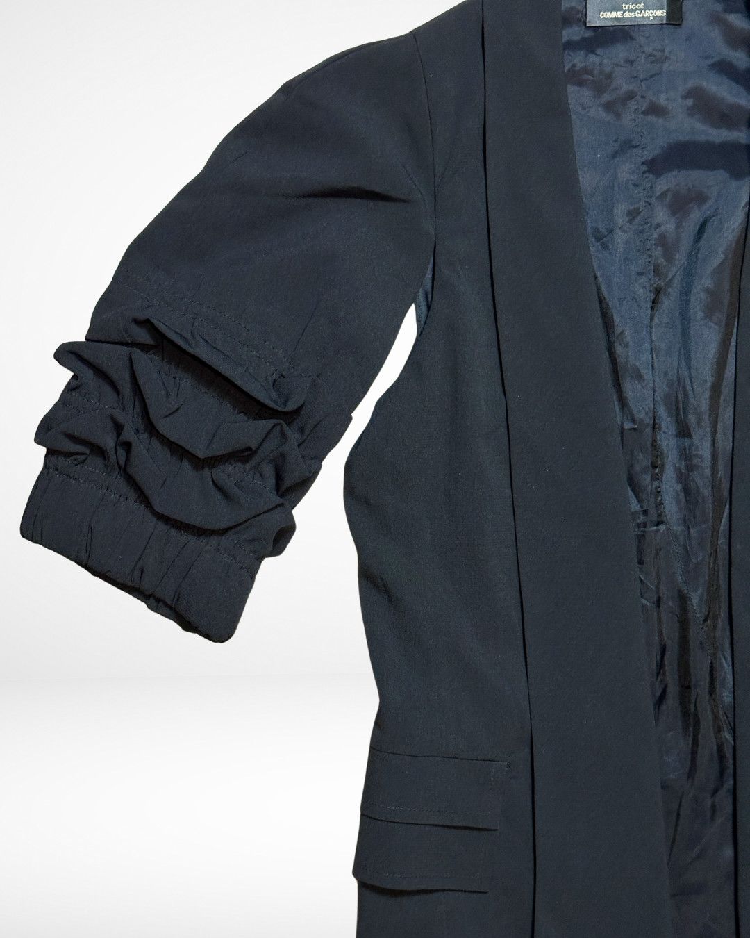 Tricot Comme des Garcons SS93 Tricot Armpit Slit Ruffled Kimono Cardigan Size M / US 6-8 / IT 42-44 - 5 Thumbnail