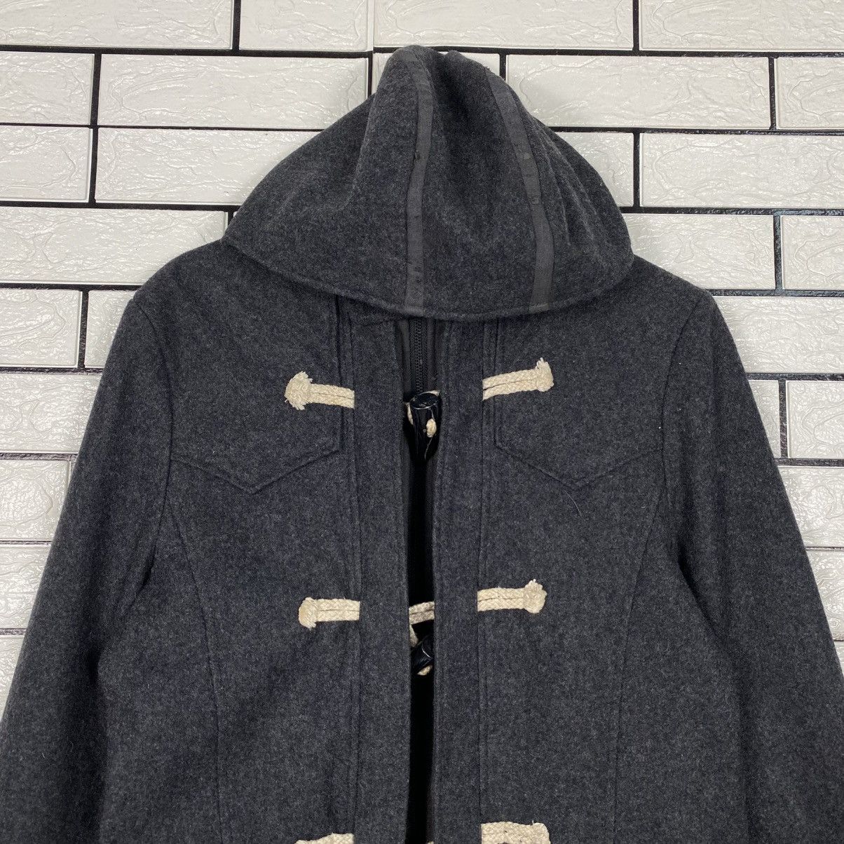 PPFM 📌Wool Duffle Cropped Jacket Punk PPFM Japan Size US L / EU 52-54 / 3 - 4 Thumbnail