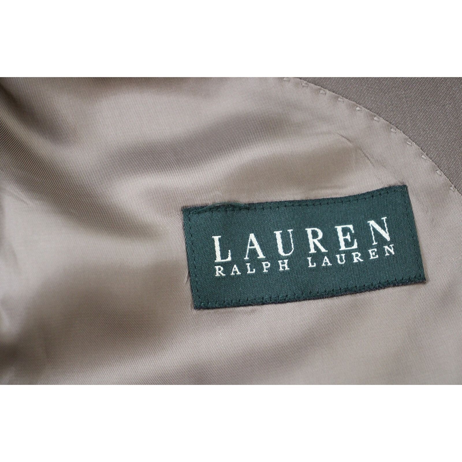 Lauren Ralph Lauren Lauren Ralph Lauren Blazer Mens 42L Beige 100% Wool Size 42L - 5 Thumbnail
