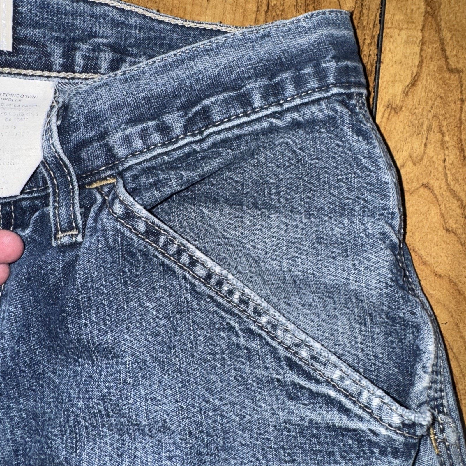 Gap × Vintage Vintage Y2K GAP Carpenter Pants Blue 30x27 Size US 30 / EU 46 - 7 Thumbnail