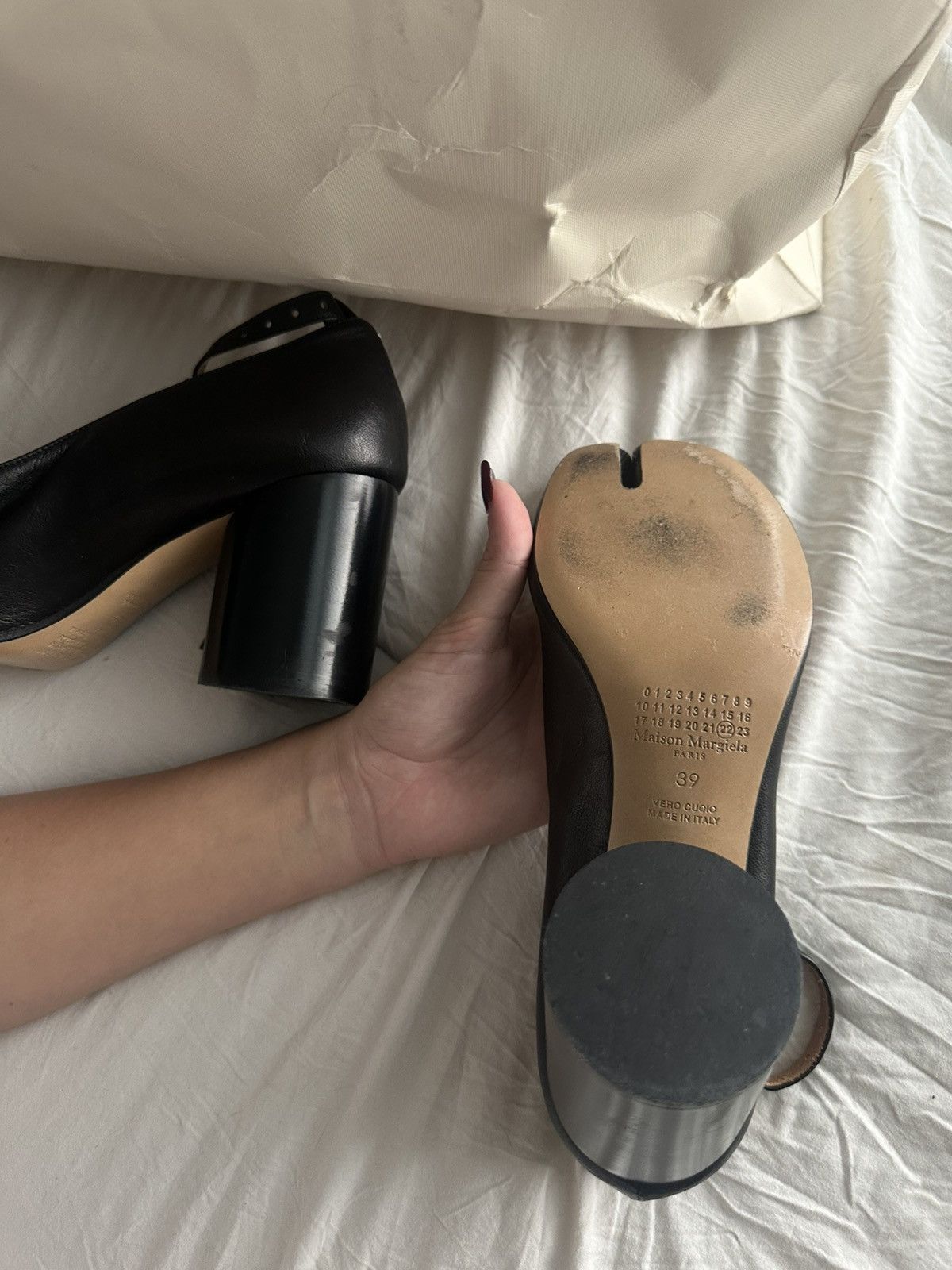 Maison Margiela Maison Margiela Tabi Mary Jane Heels — Size 39 (US 9) Size US 9 / IT 39 - 3 Thumbnail
