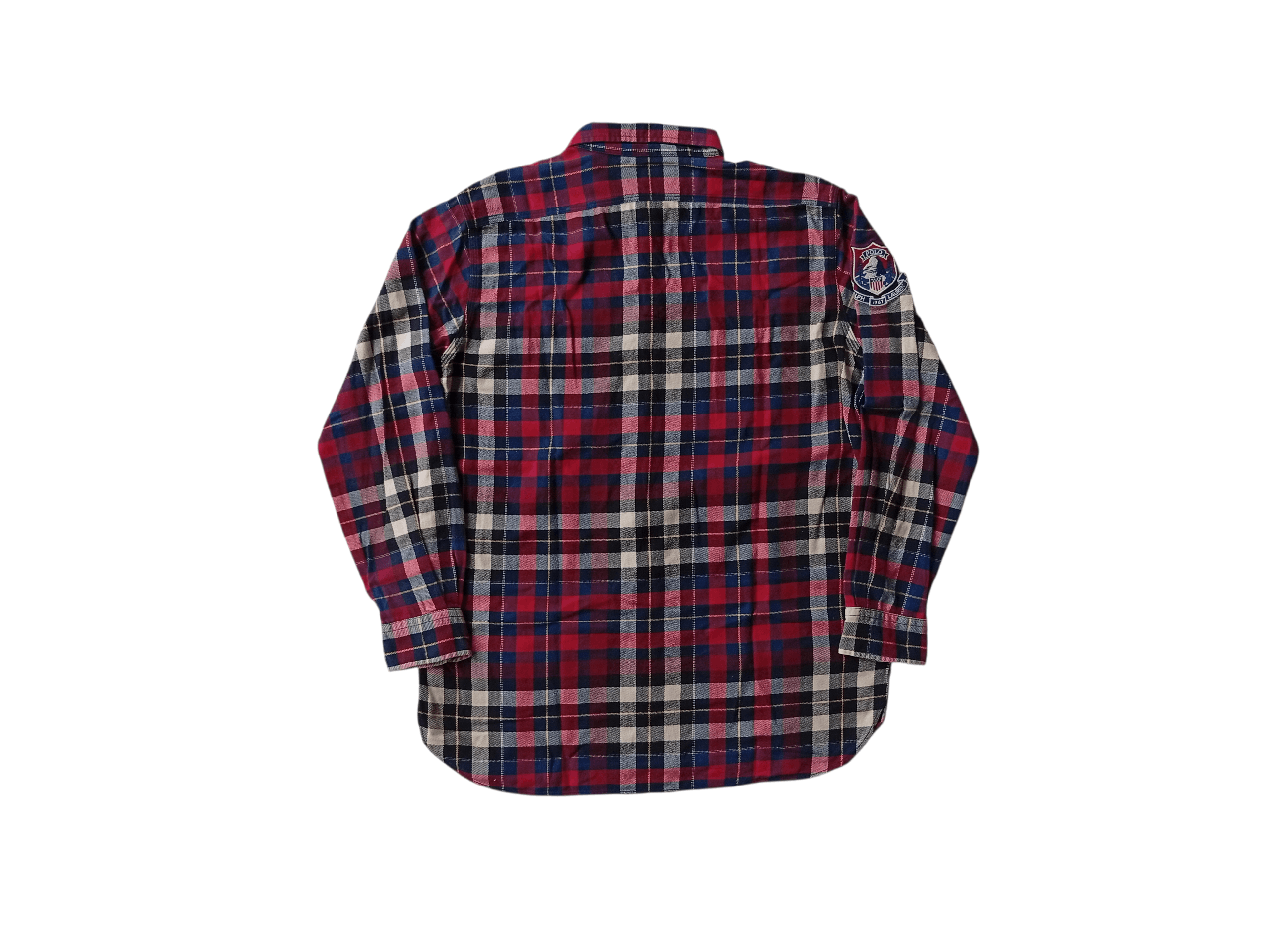 Polo Ralph Lauren 90s Polo RL plaid flanel shirt Size US M / EU 48-50 / 2 - 6 Thumbnail
