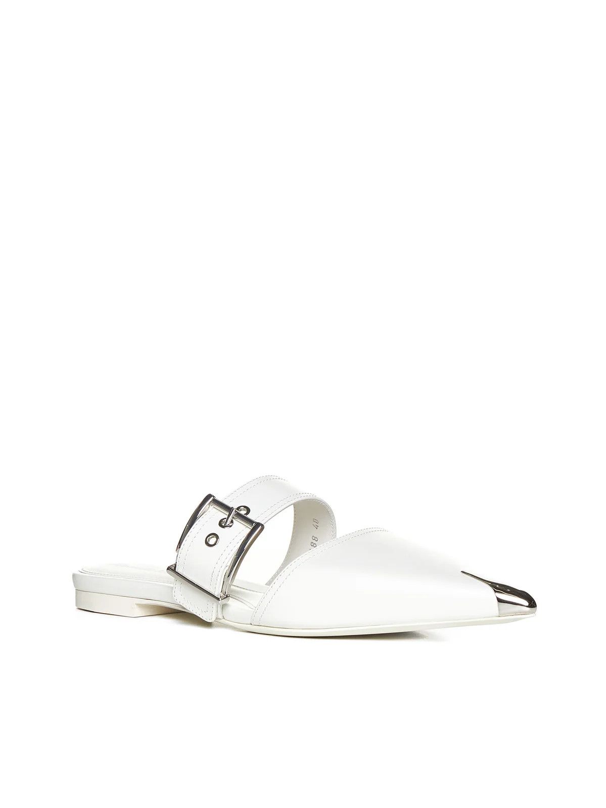 Alexander McQueen o1y0225 Mules in White Size US 6 / IT 36 - 2 Thumbnail