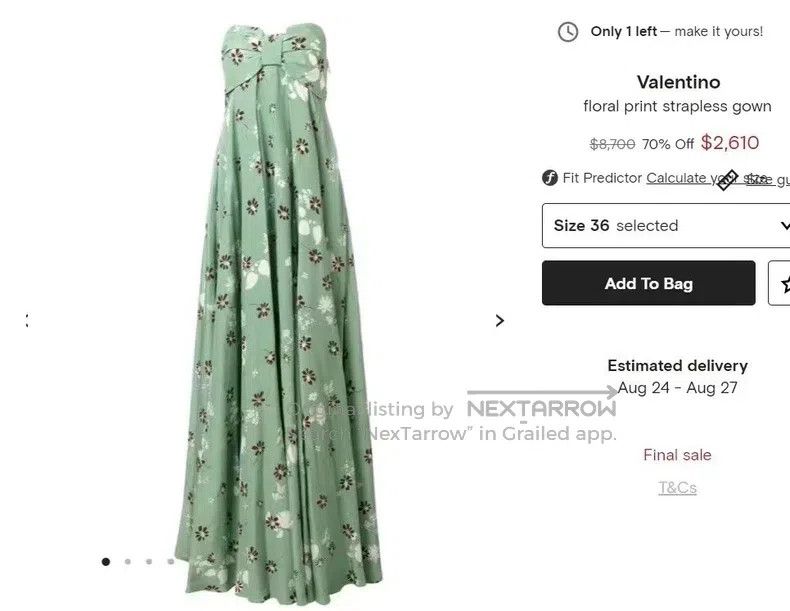 Valentino Valentino Silk blend dress Size S / US 4 / IT 40 - 9 Thumbnail
