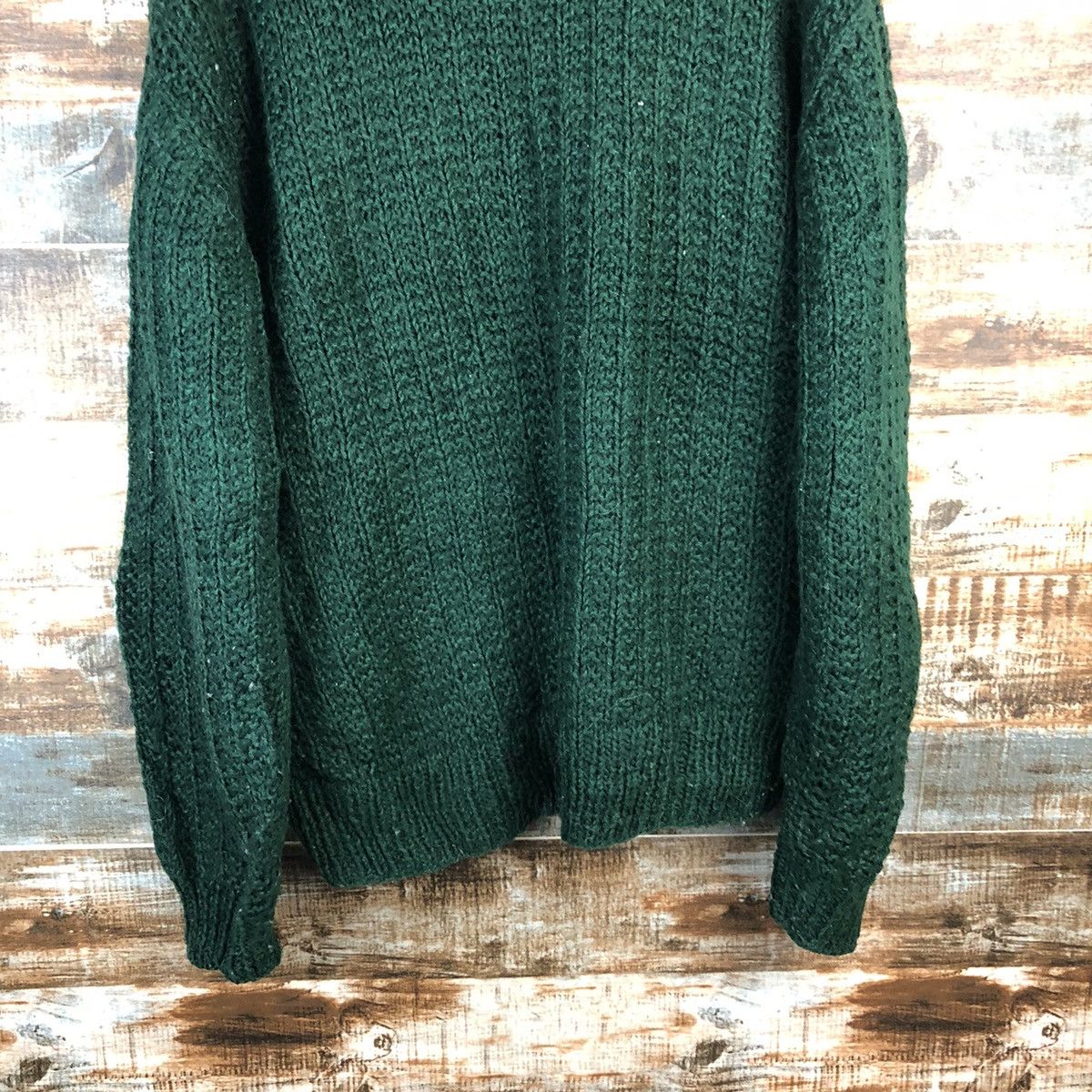 Japanese Brand DL Japan handmade vintage Green Knitwear #C552 Size US XL / EU 56 / 4 - 12 Thumbnail