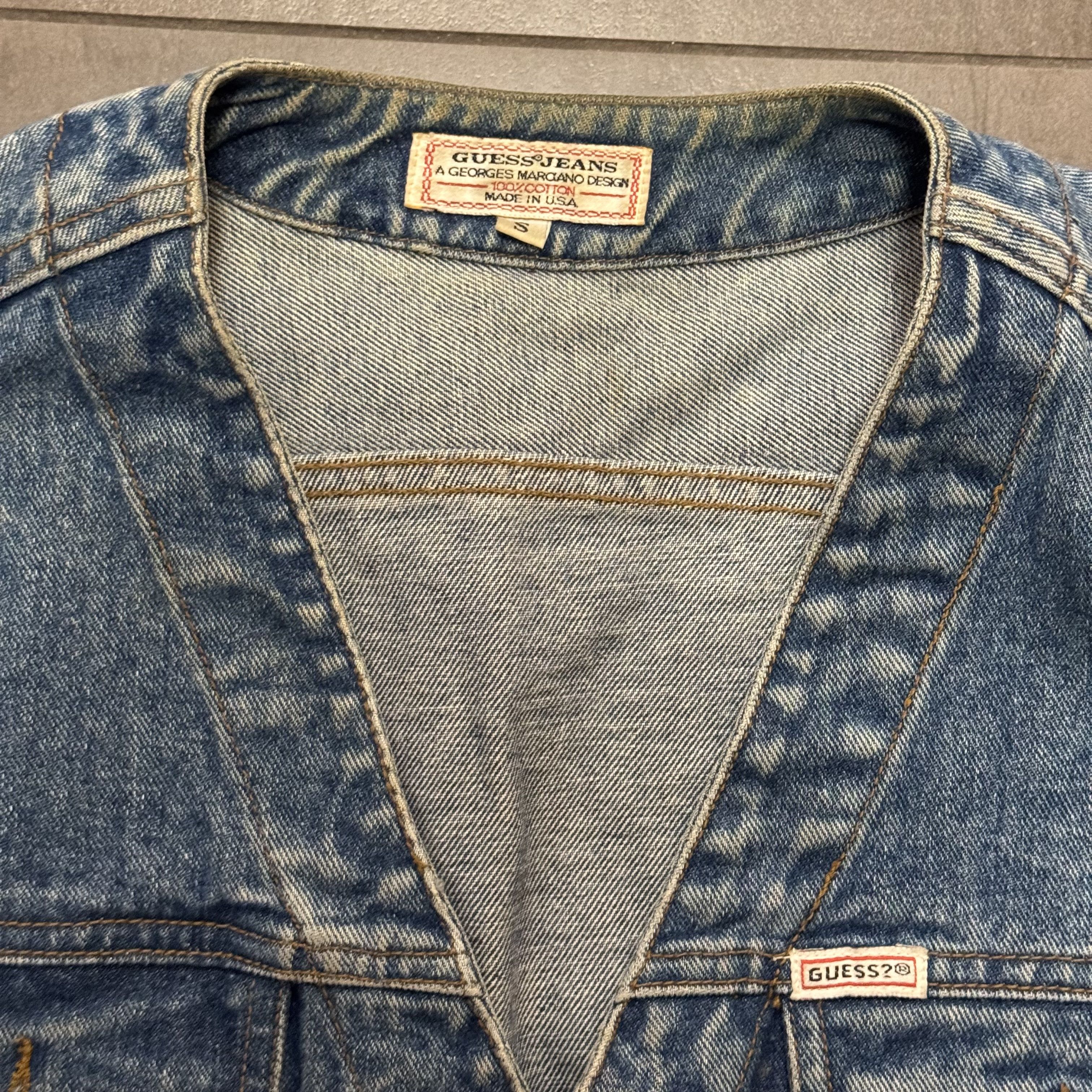 Georges Marciano Vintage 1980s Georges Marciano for Guess Denim Jacket, Small Size US S / EU 44-46 / 1 - 4 Thumbnail