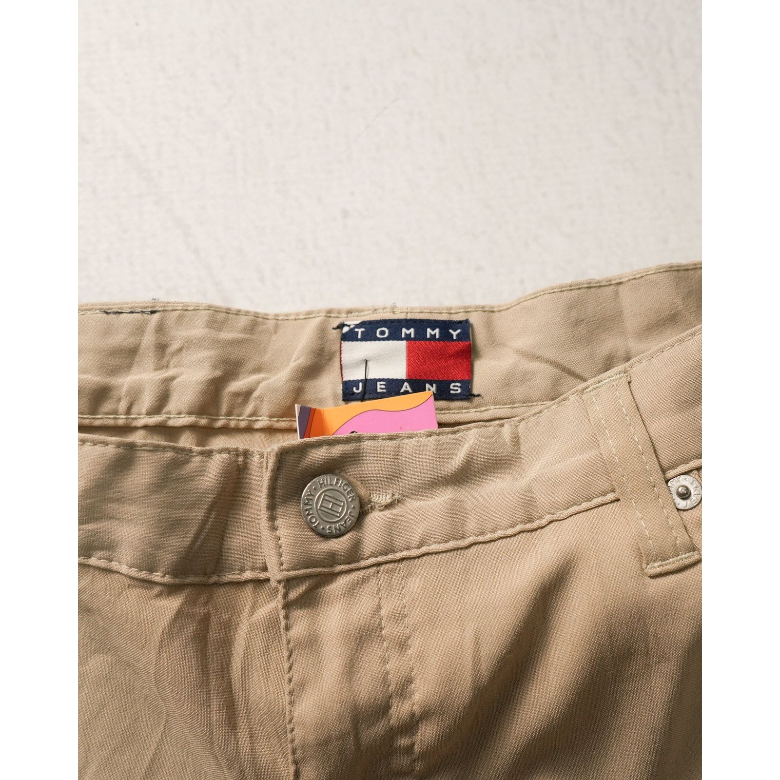 Tommy Hilfiger Vintage 90s Tommy Hilfiger Khaki Jeans - Women's 34Wx31L Size 34" / US 12 / IT 48 - 3 Thumbnail