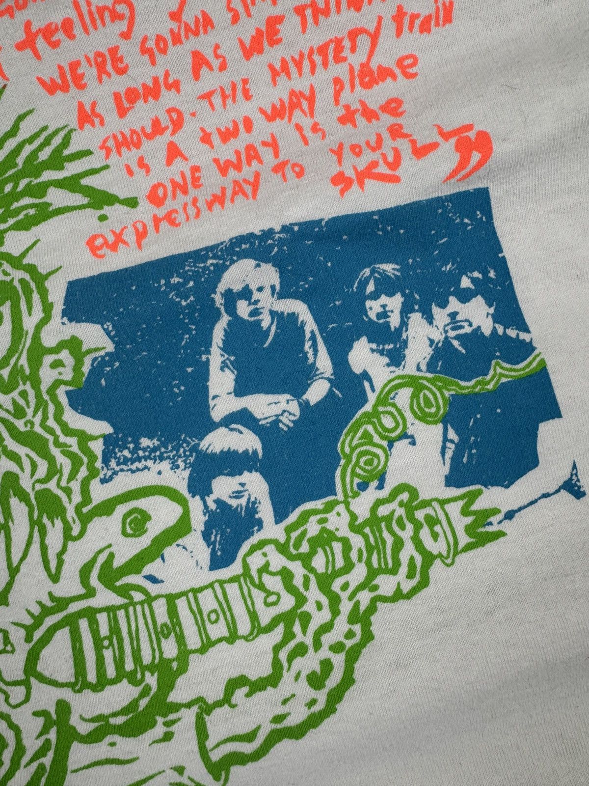Band Tees × Vintage Rare Vintage 00s Sonic Youth express way to yr skull tee Size US XL / EU 56 / 4 - 6 Thumbnail