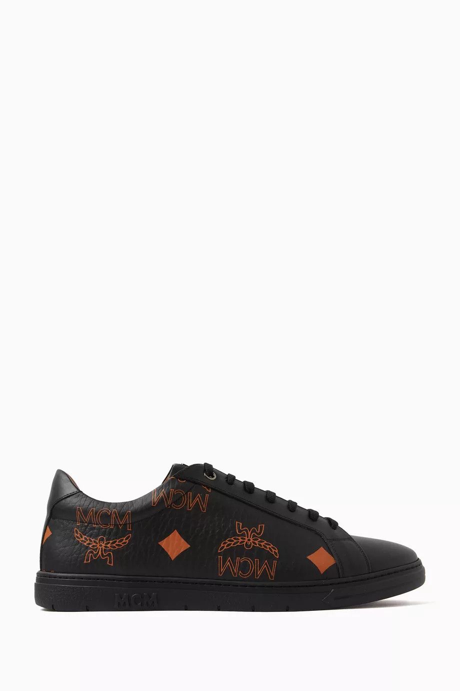 MCM o1mt1gz0125 Low-Top Sneakers in Black Size US 10 / EU 43 - 1 Thumbnail
