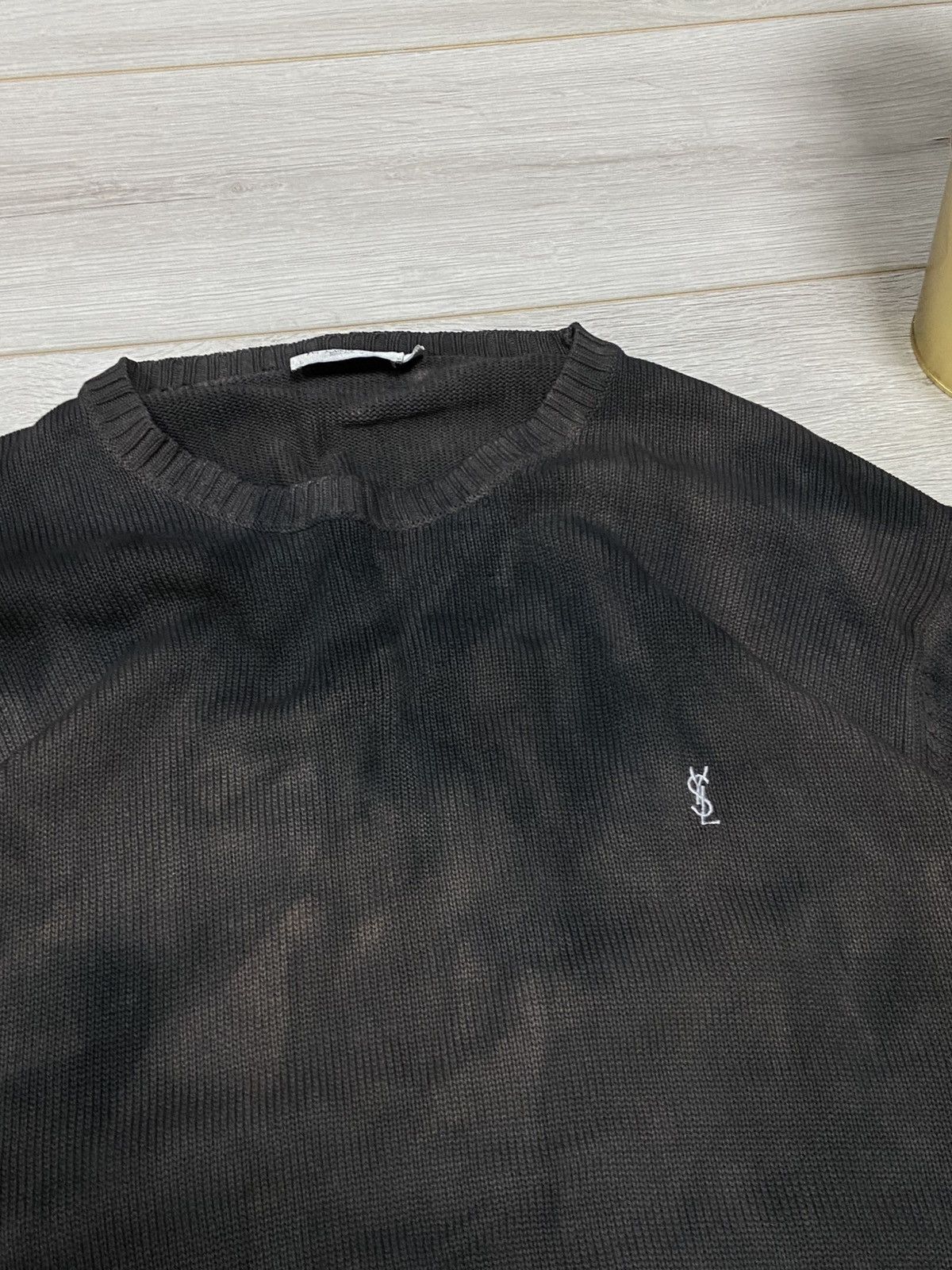 Yves Saint Laurent YSL Yves Saint Laurent tie dye vintage sweater pour homme Size US XL / EU 56 / 4 - 3 Thumbnail