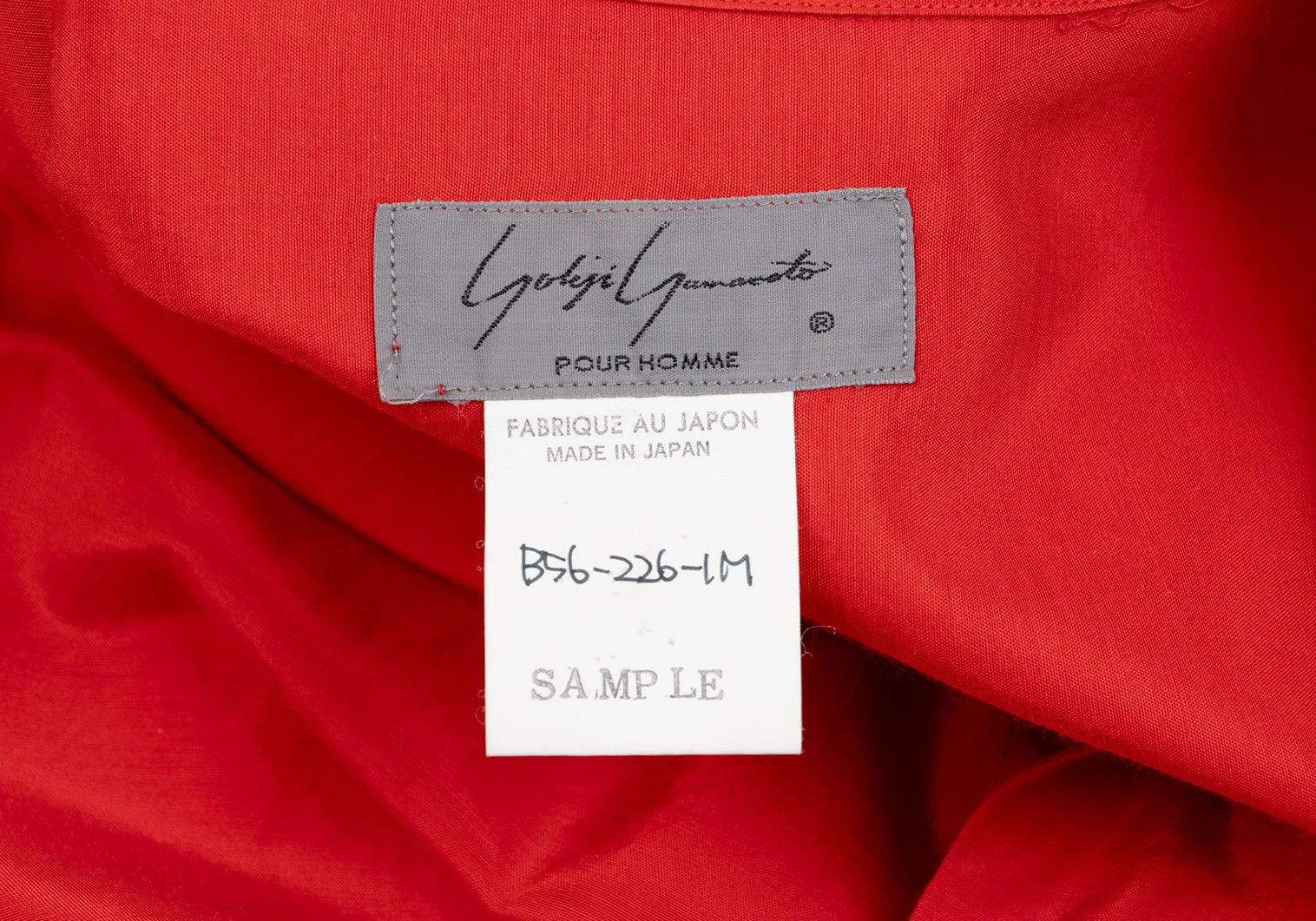 Yohji Yamamoto Yohji Yamamoto Gathered Open Collar Shirt Red Size US M / EU 48-50 / 2 - 18 Thumbnail