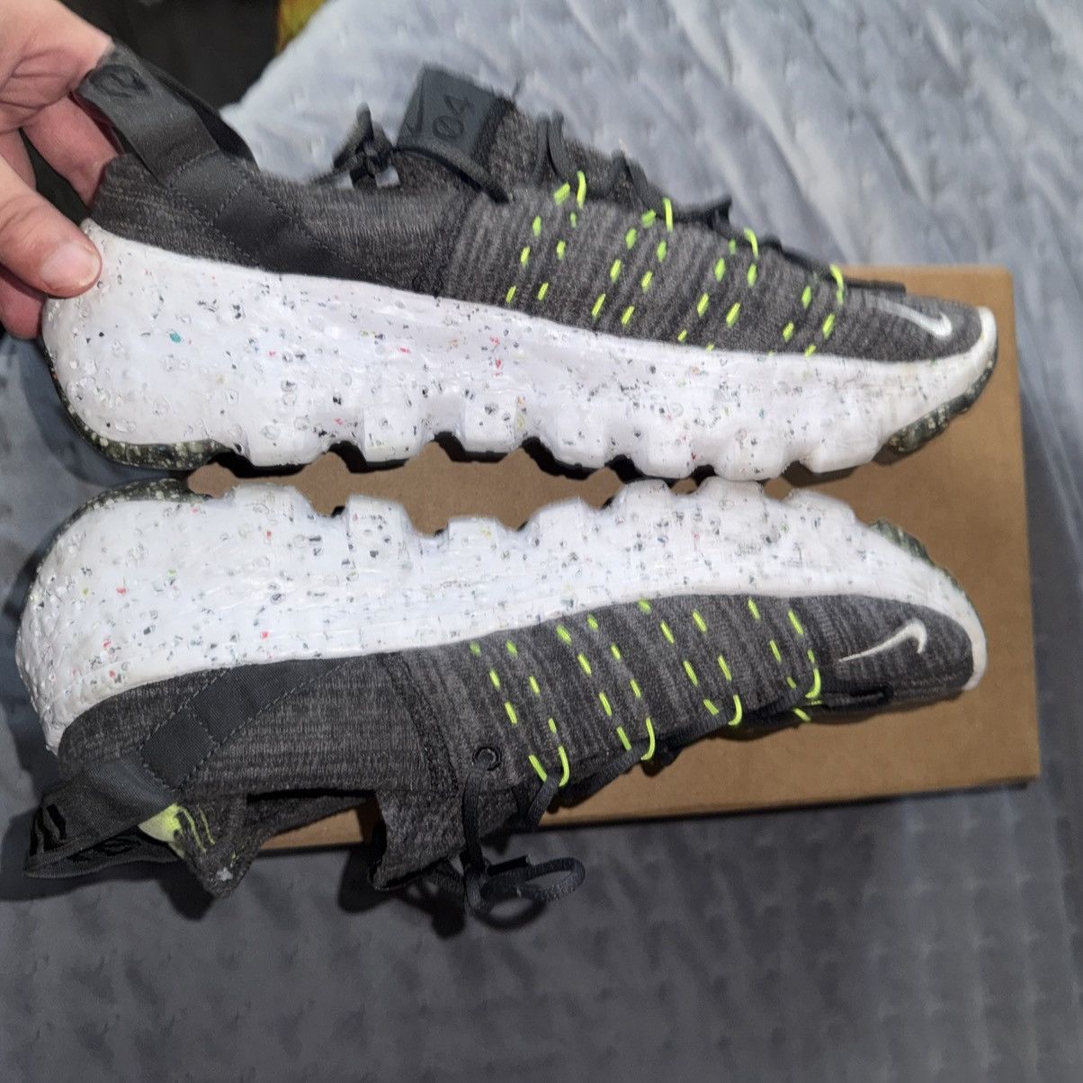 Nike Nike Space Hippie 04 Black Volt Size US 10 / EU 43 - 4 Thumbnail