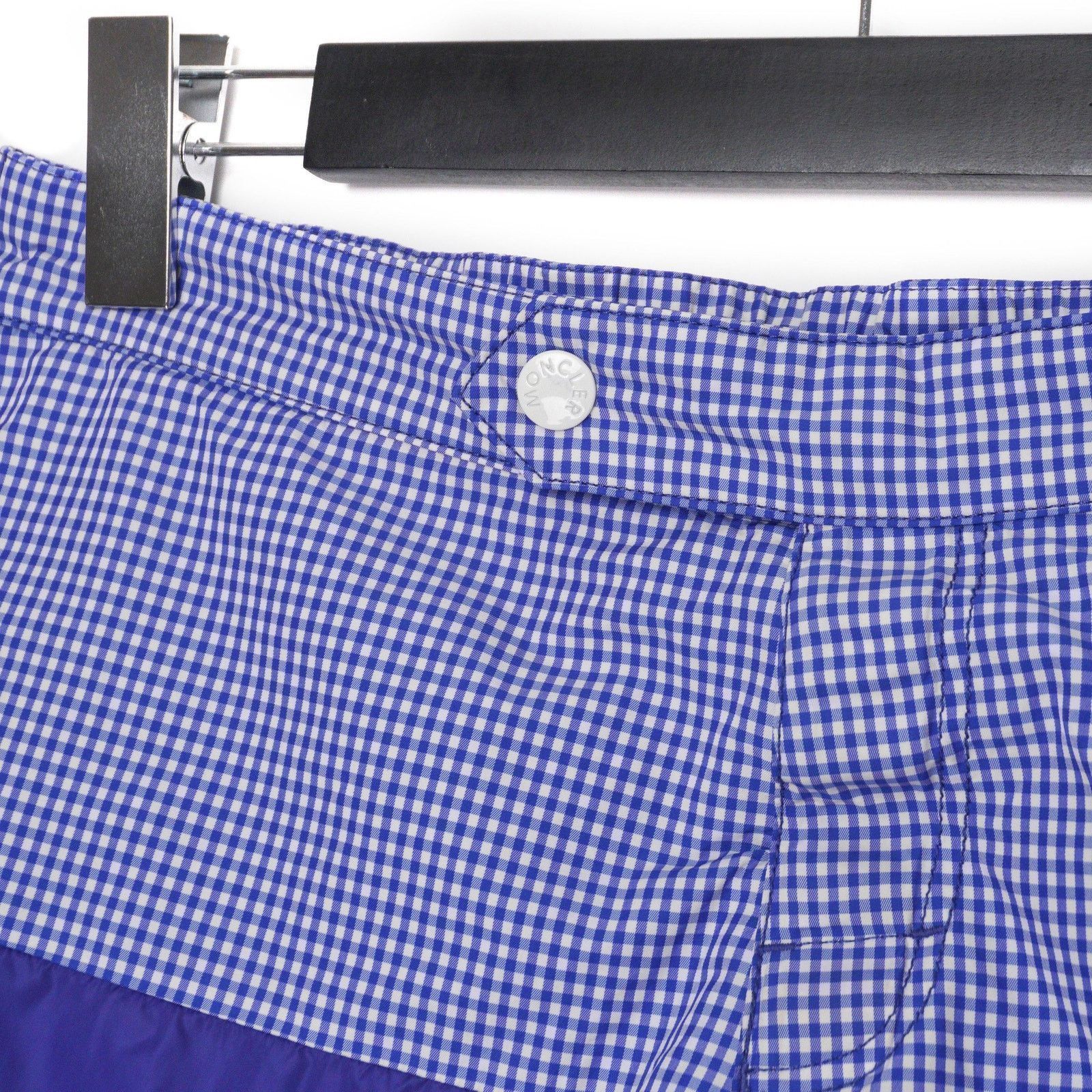 Moncler Moncler Solid Two Tone Nylon Logo Boxer Mare Swim Shorts Size US 32 / EU 48 - 4 Thumbnail
