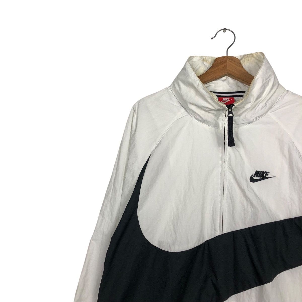 Nike 📌Half Zipper Anorak Jacket Pull Over Nike Big Swoosh Size US M / EU 48-50 / 2 - 8 Thumbnail