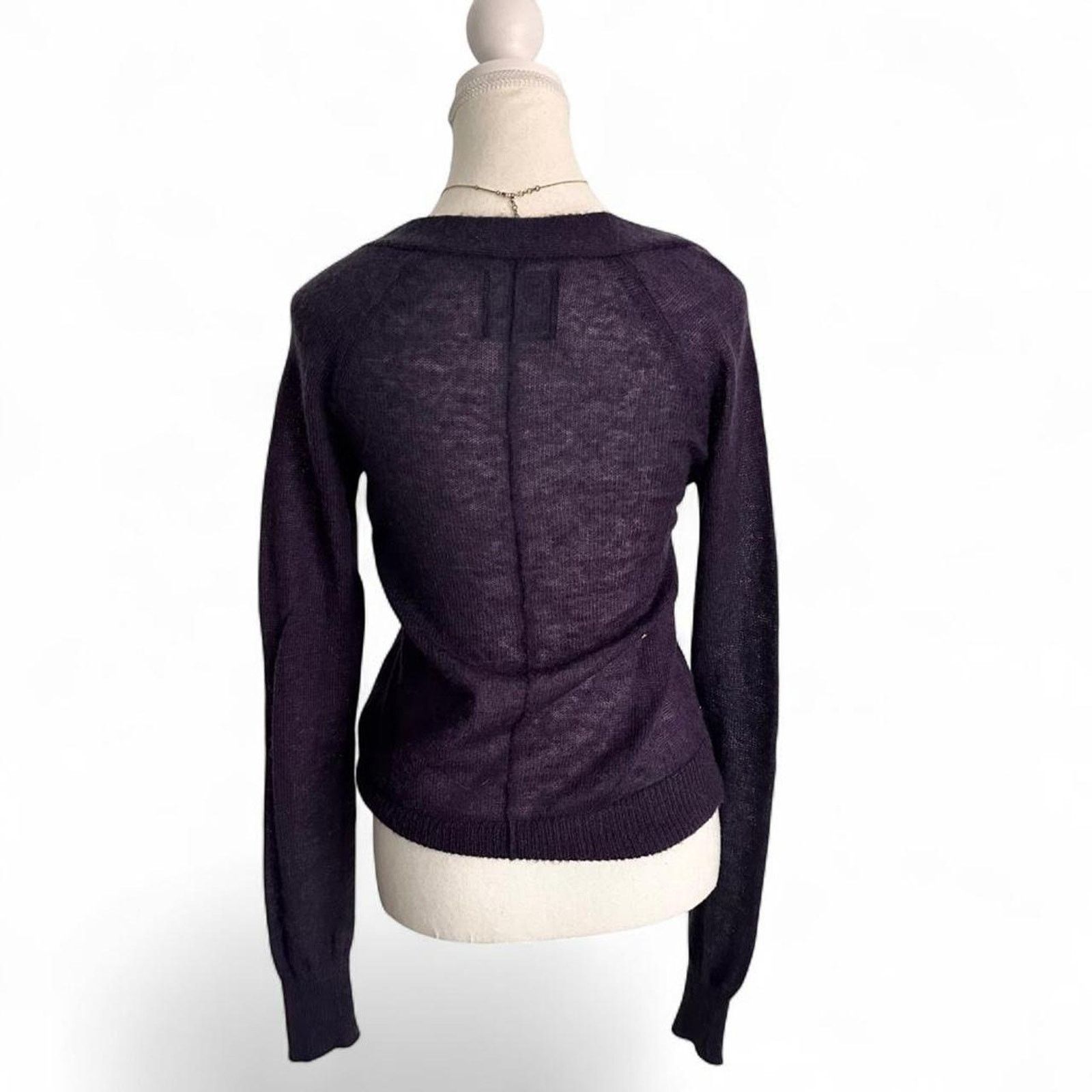 American Eagle Outfitters American Eagle Vintage Preppy Cardigan Wool Blend In Size L Size L / US 10 / IT 46 - 2 Thumbnail