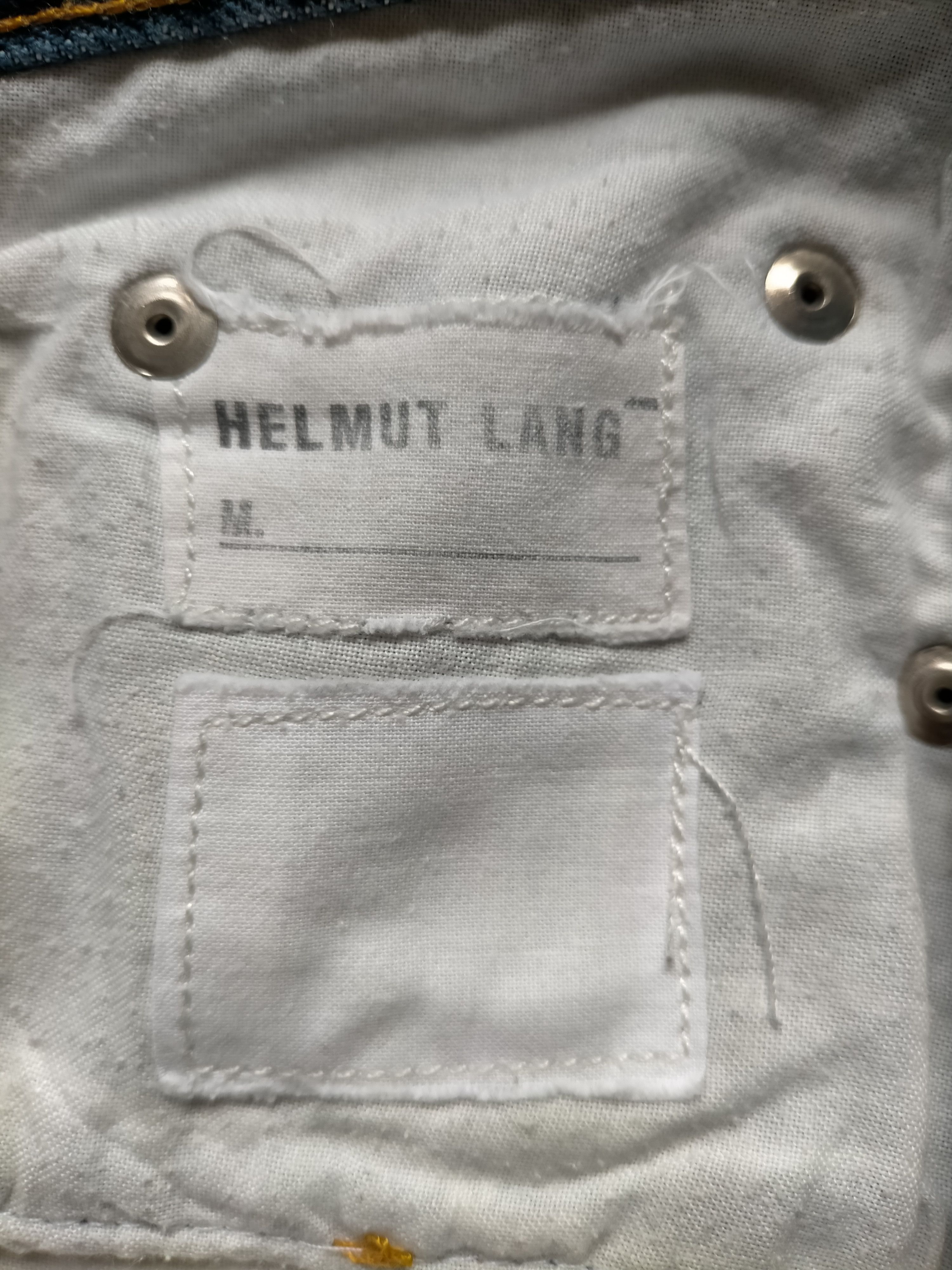 Helmut Lang Vintage 1998 Helmut Lang Italy Denim Pants Size US 31 - 20 Thumbnail