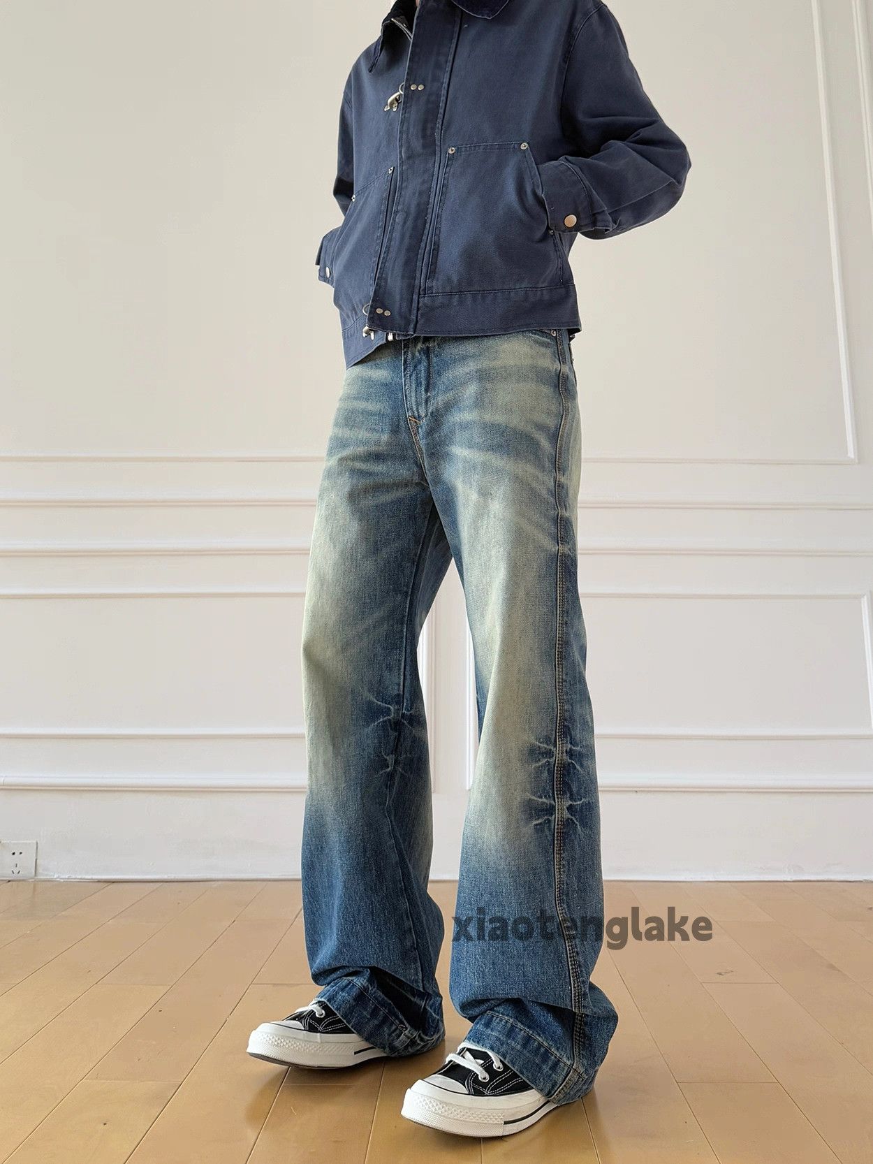 Jean ltx vintage washed faded cleanfit yuppie y2k jeans Size US 33 - 11 Thumbnail