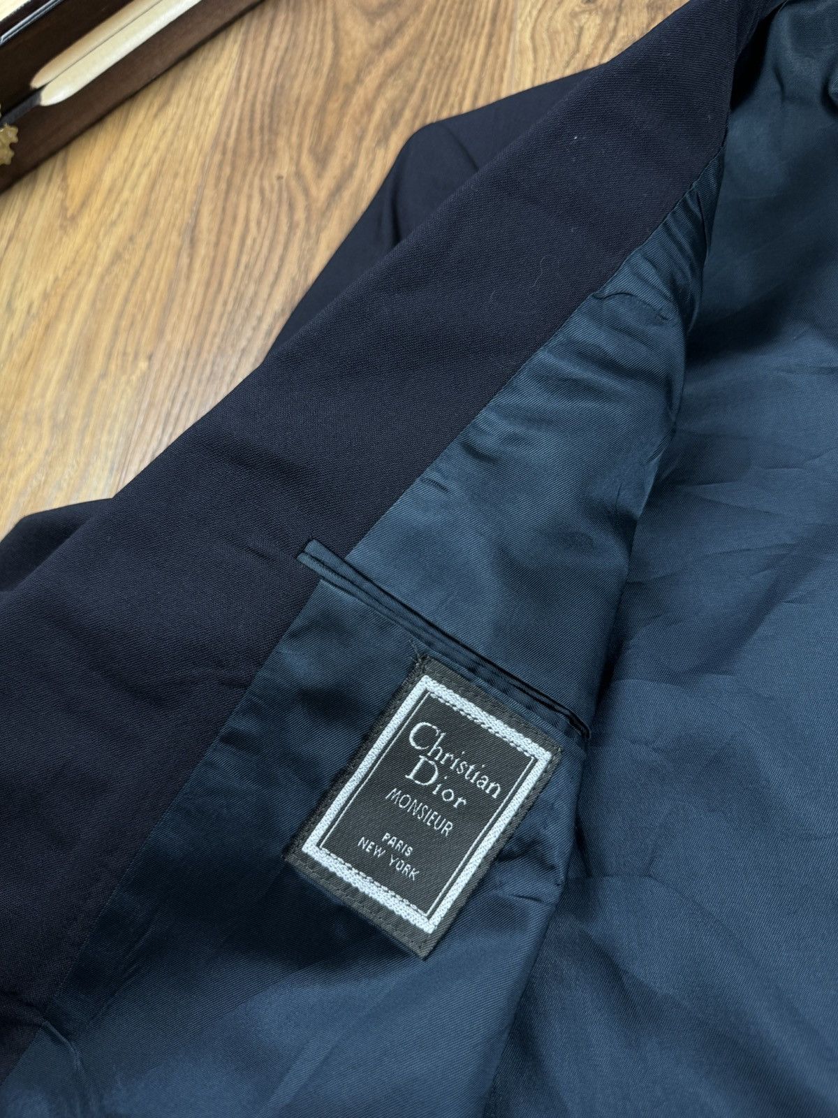Christian Dior Monsieur Vintage wool blazer Christian Dior original luxury item Size 40R - 2 Thumbnail