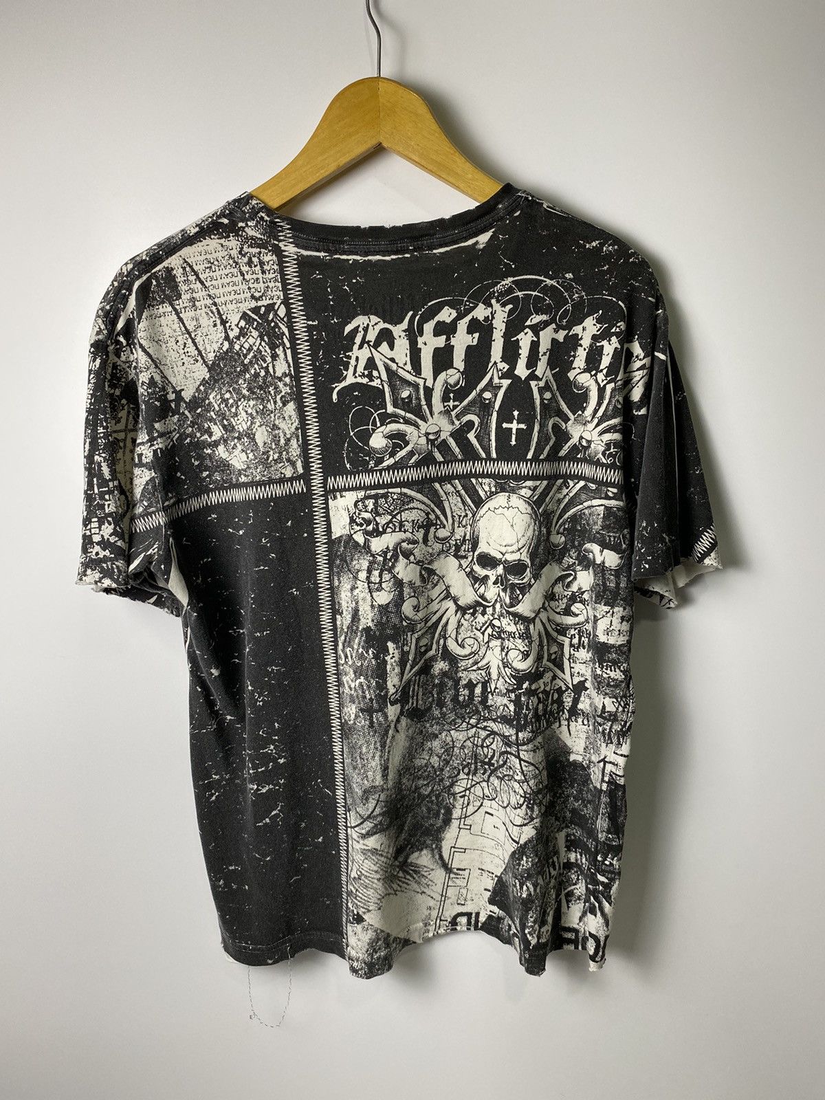 Affliction × Japanese Brand × Vintage affliction allover skull gothic punk style Size US L / EU 52-54 / 3 - 2 Thumbnail