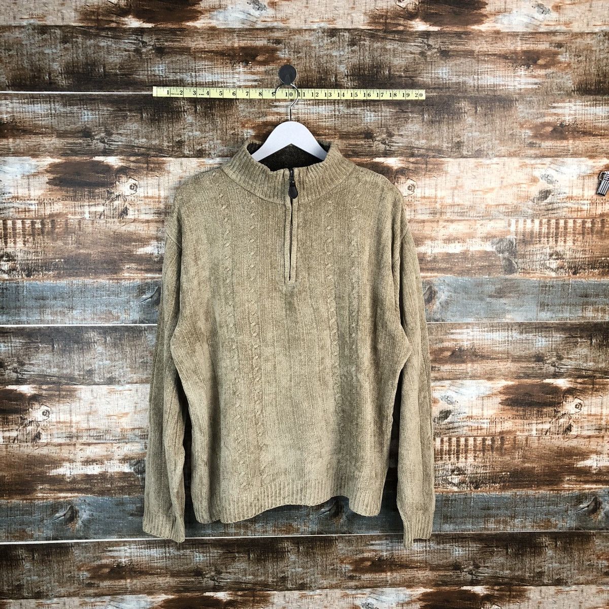 Homespun Knitwear × Japanese Brand Vintage Club Brown Knitwear #A1778 Size US L / EU 52-54 / 3 - 1 Thumbnail