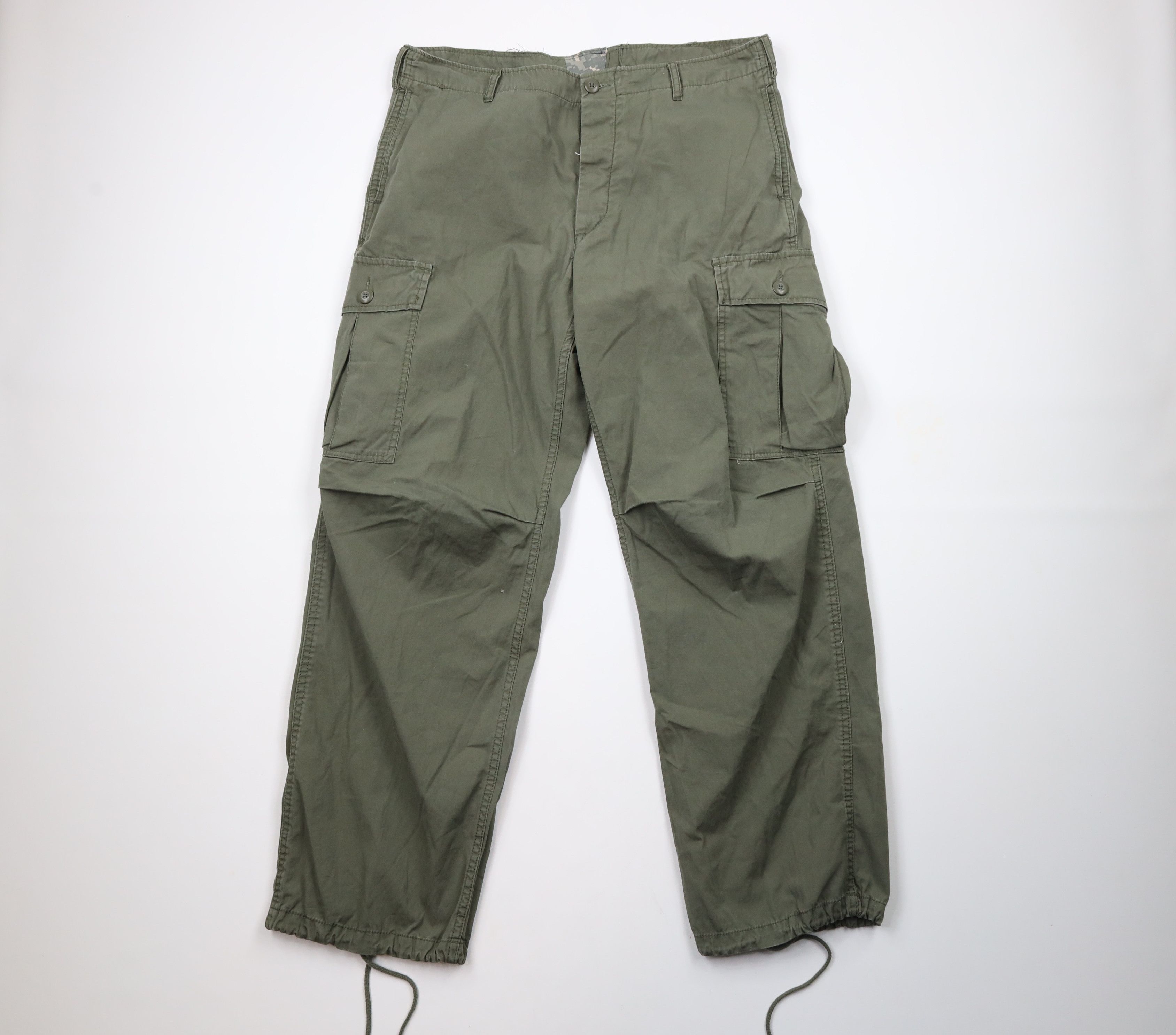 Vintage Vintage 90s German Military Fly Tropical Combat Cargo Pants Size US 36 / EU 52 - 1 Thumbnail