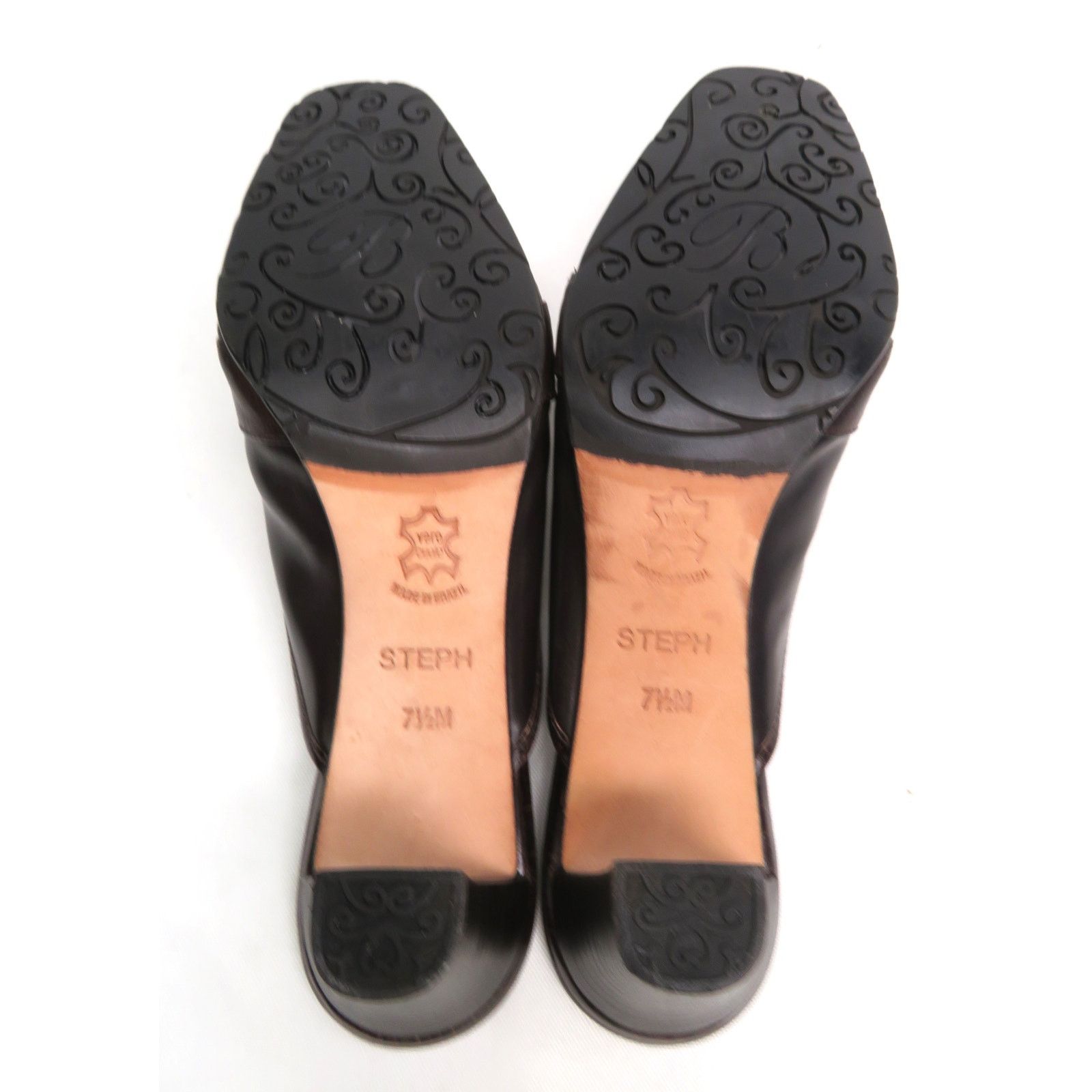 Brighton New BRIGHTON Steph Brown Croc Embossed Leather Mules Sz 7.5 Size US 7.5 / IT 37.5 - 11 Thumbnail