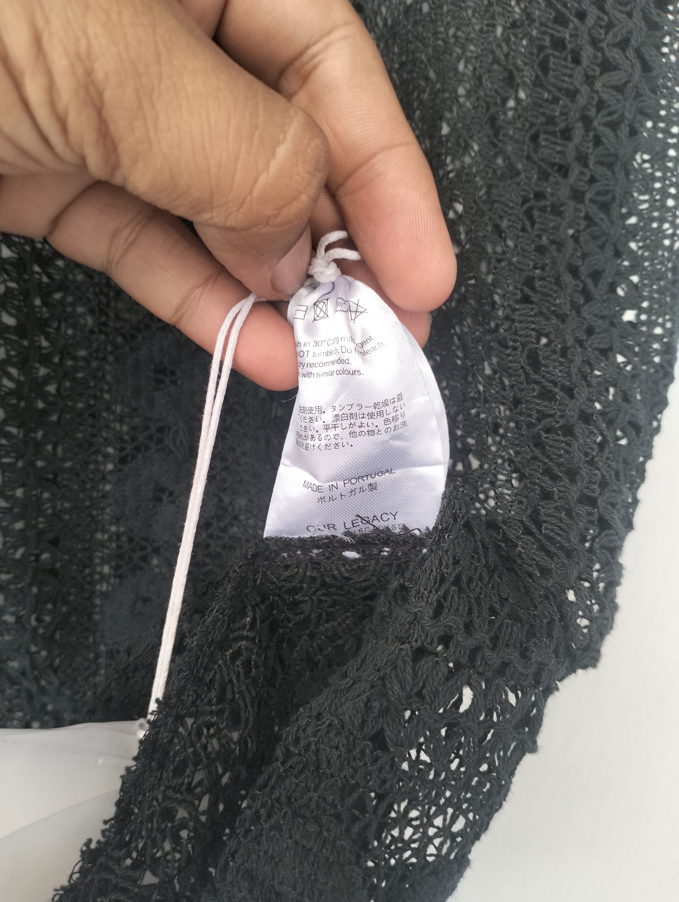 Our Legacy OUR LEGACY BOX SLEEVELESS BLACK CROCHET Size US L / EU 52-54 / 3 - 9 Thumbnail