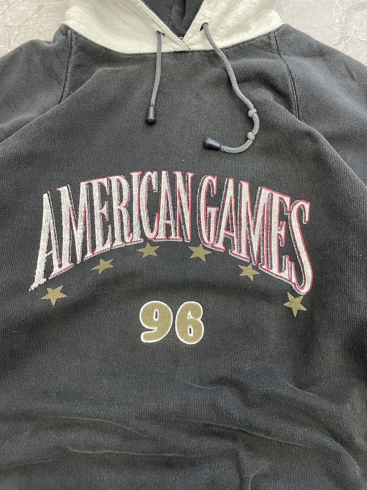 Vintage VINTAGE Y2K BOXY RETRO HOODIE AMERICAN GAMES 90s STREETWEAR Size US L / EU 52-54 / 3 - 4 Thumbnail