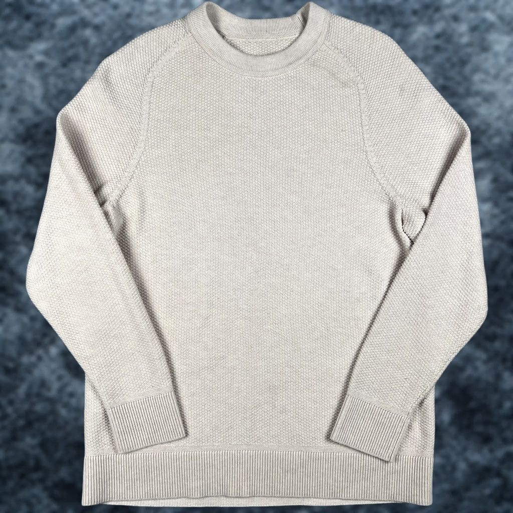 Lululemon Lululemon Sweater Pullover Crewneck Knit Textured Small Men Beige M3ENFS Coolmax Size US S / EU 44-46 / 1 - 1 Thumbnail