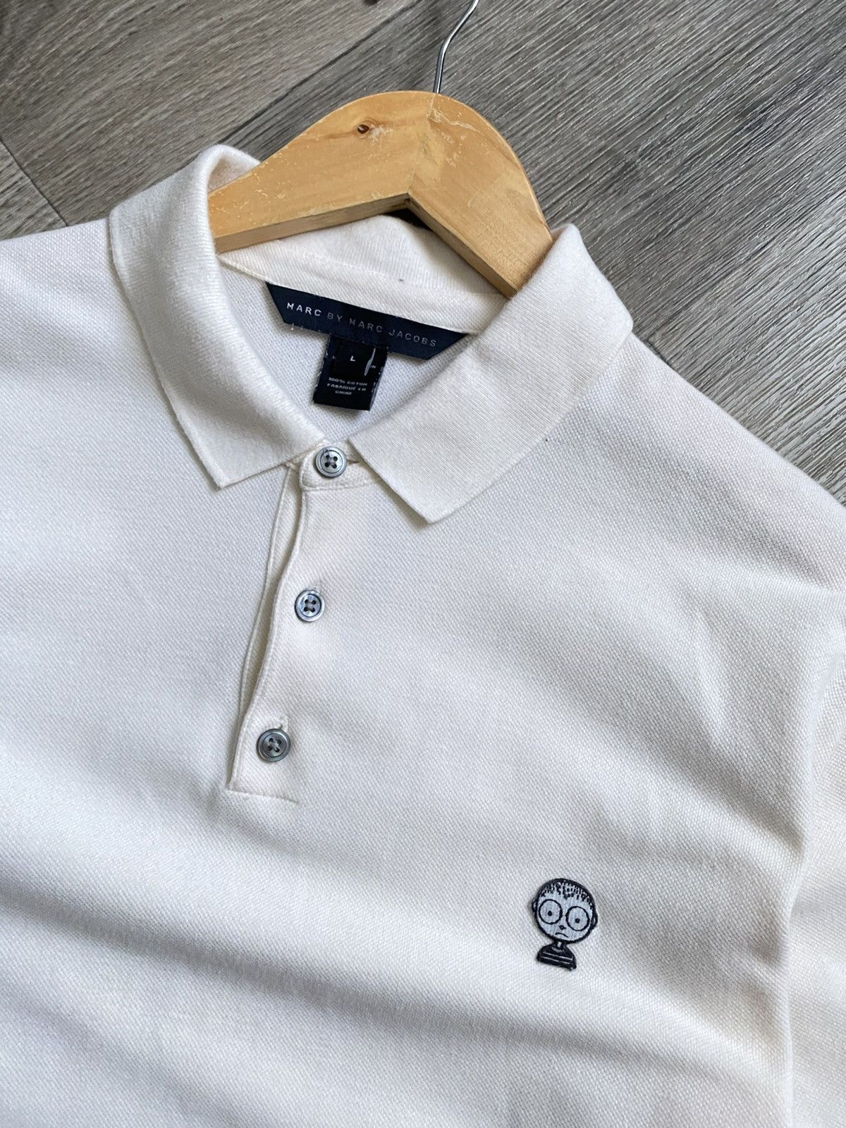 Marc by Marc Jacobs 🫧MARC by Marc Jacobs Polo Sad Face Size US L / EU 52-54 / 3 - 7 Thumbnail