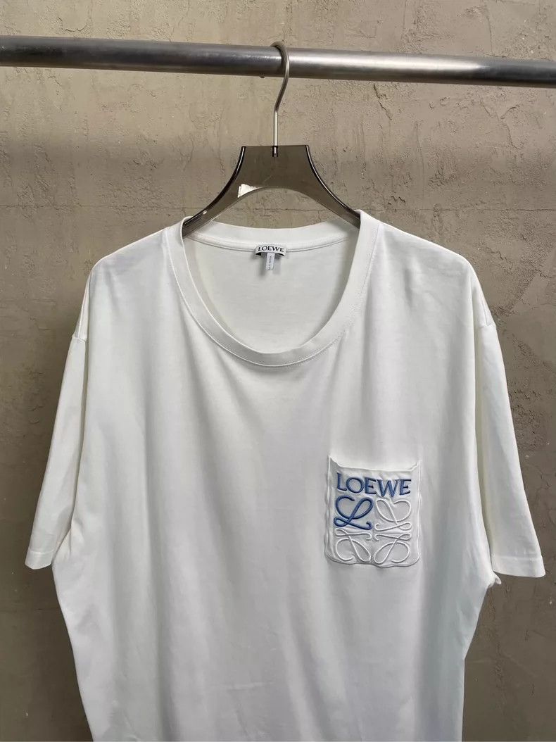 Loewe loewe White pocket embroidered logo short sleeve 2506-Nexta Size US XXL / EU 58 / 5 - 3 Thumbnail