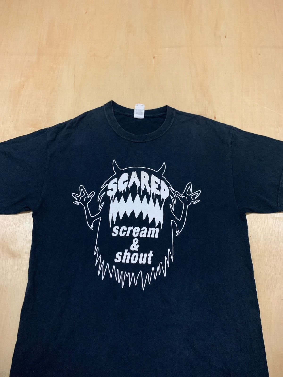 Hysteric Glamour × Japanese Brand Y2k Scared Scream & Shout Tshirt Size US M / EU 48-50 / 2 - 2 Thumbnail